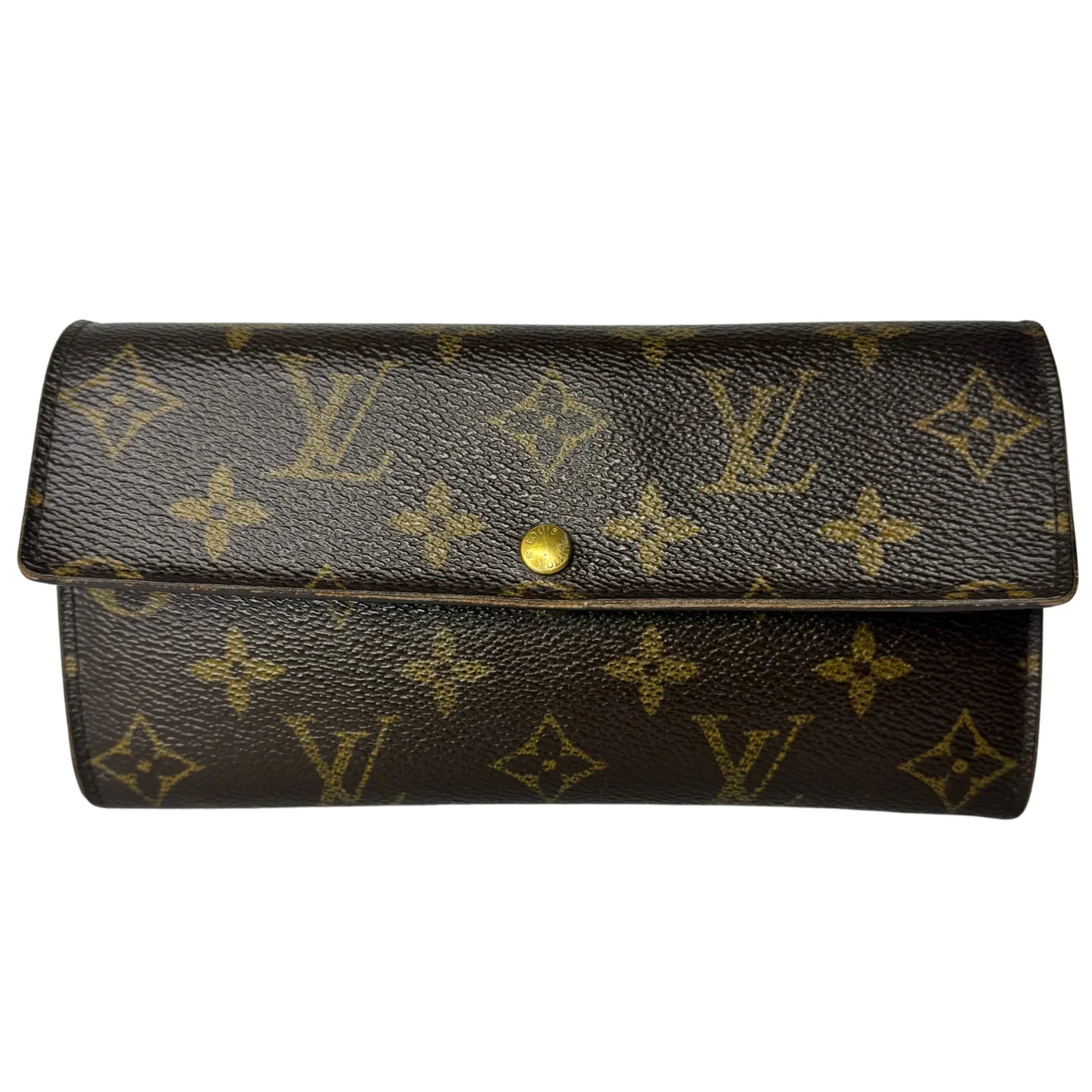 Louis Vuitton Monogram Canvas Sarah Long Wallet