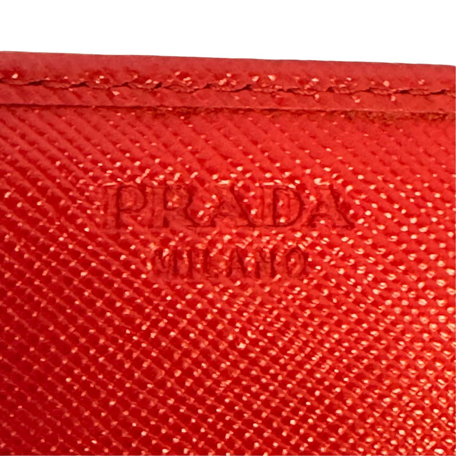 Prada Vitello Daino Continental Flap Wallet in Pink