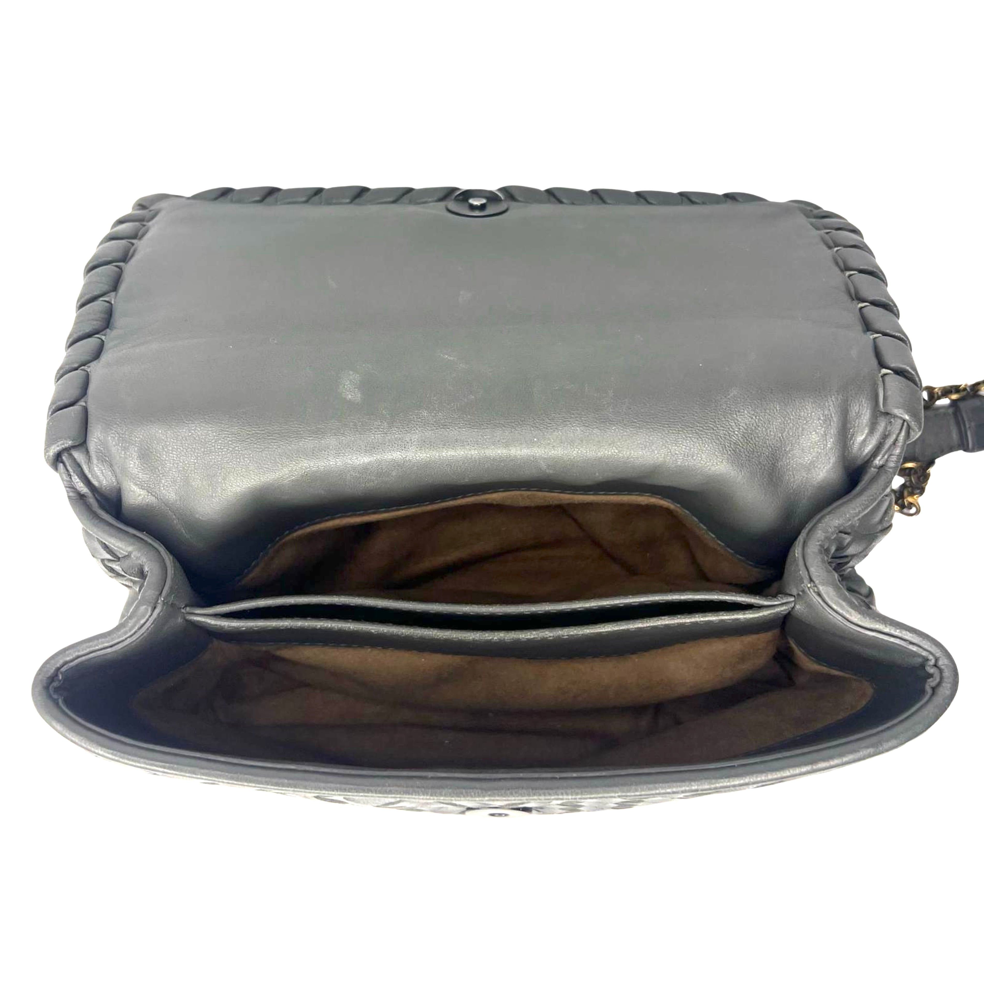 Bottega Veneta Nappa Intrecciato Medium Olimpia Bag – Steel Grey
