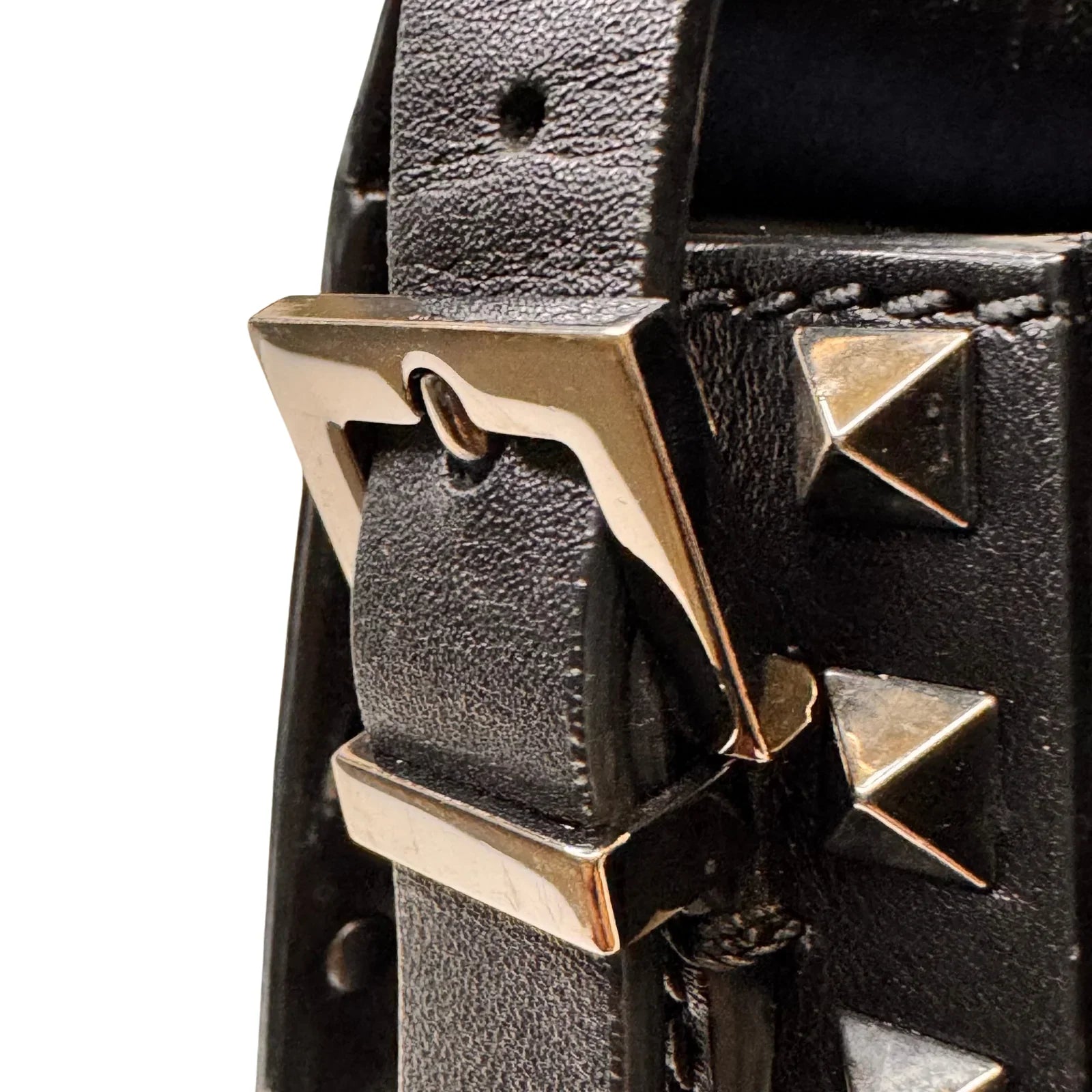 Valentino Black Leather Shoulder Bag