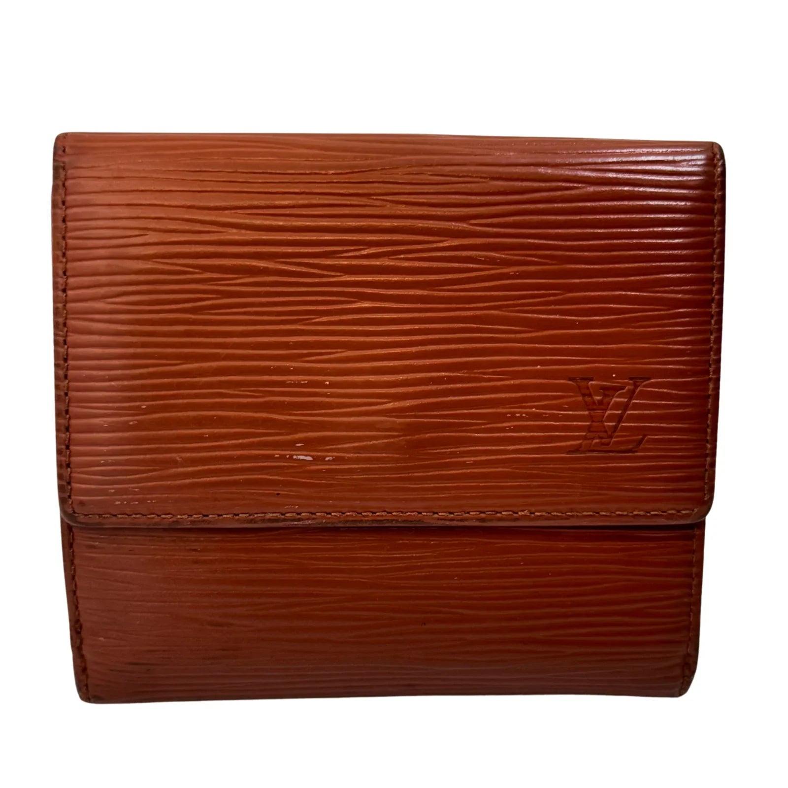 Louis Vuitton Epi Leather Compact Wallet Brown