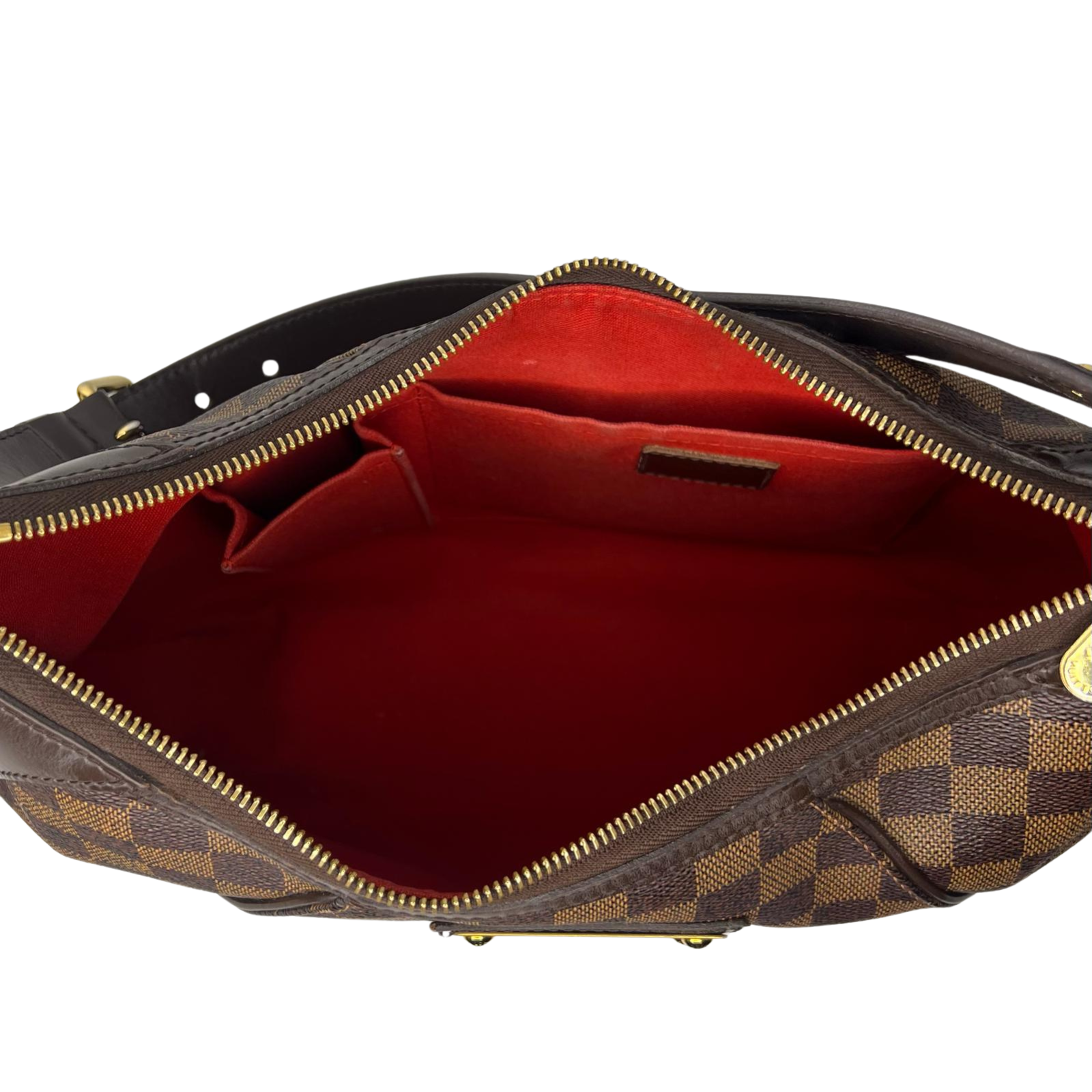 Louis Vuitton Damier Ebene Monogram Thames GM Shoulder Bag