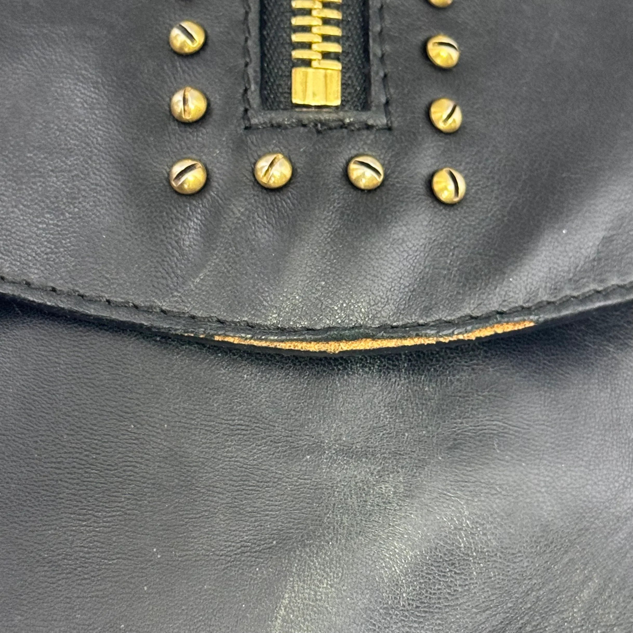 Burberry Black Studded Plissé Lambskin Leather Tote Bag - Lost Designer