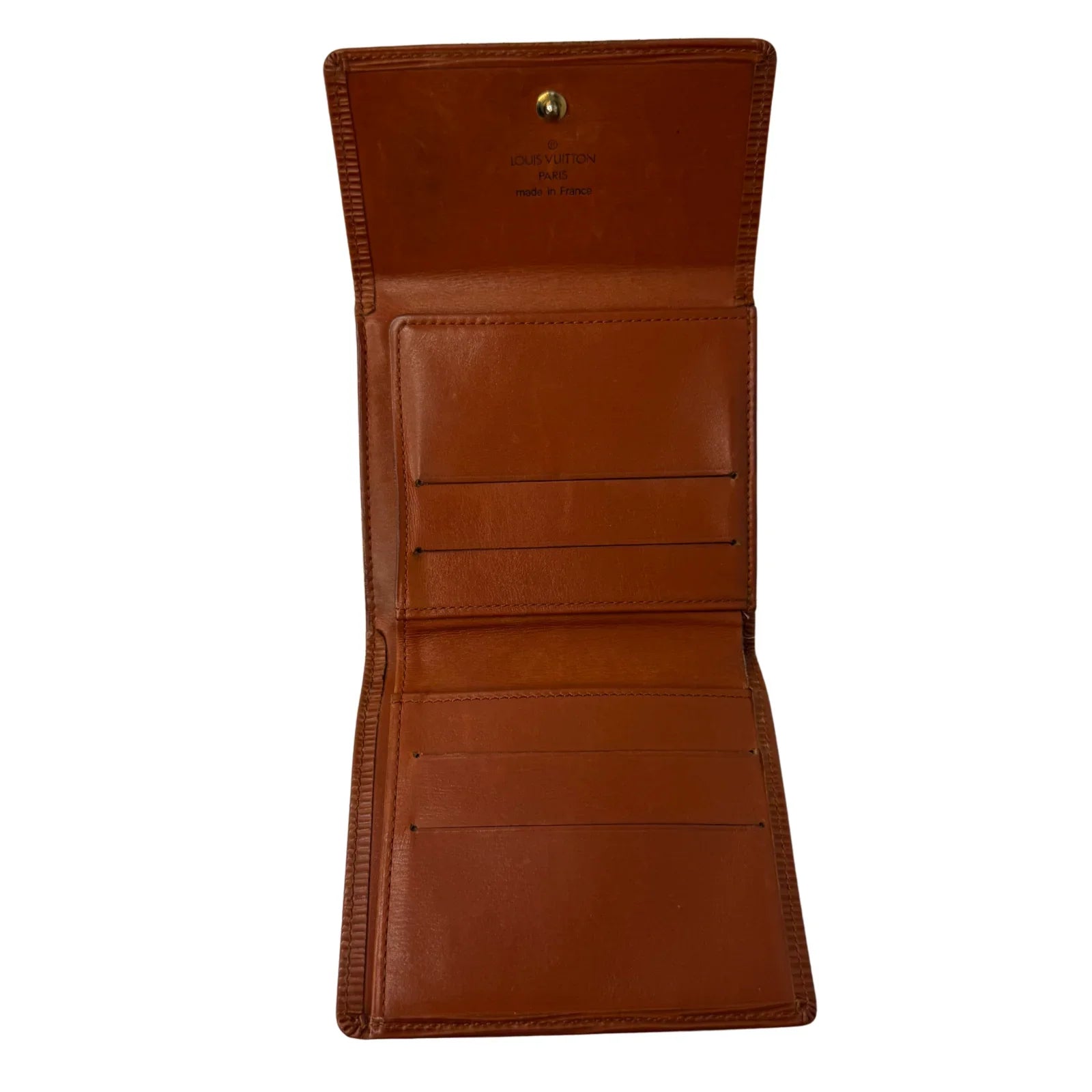 Louis Vuitton Epi Leather Compact Wallet Brown - Lost Designer