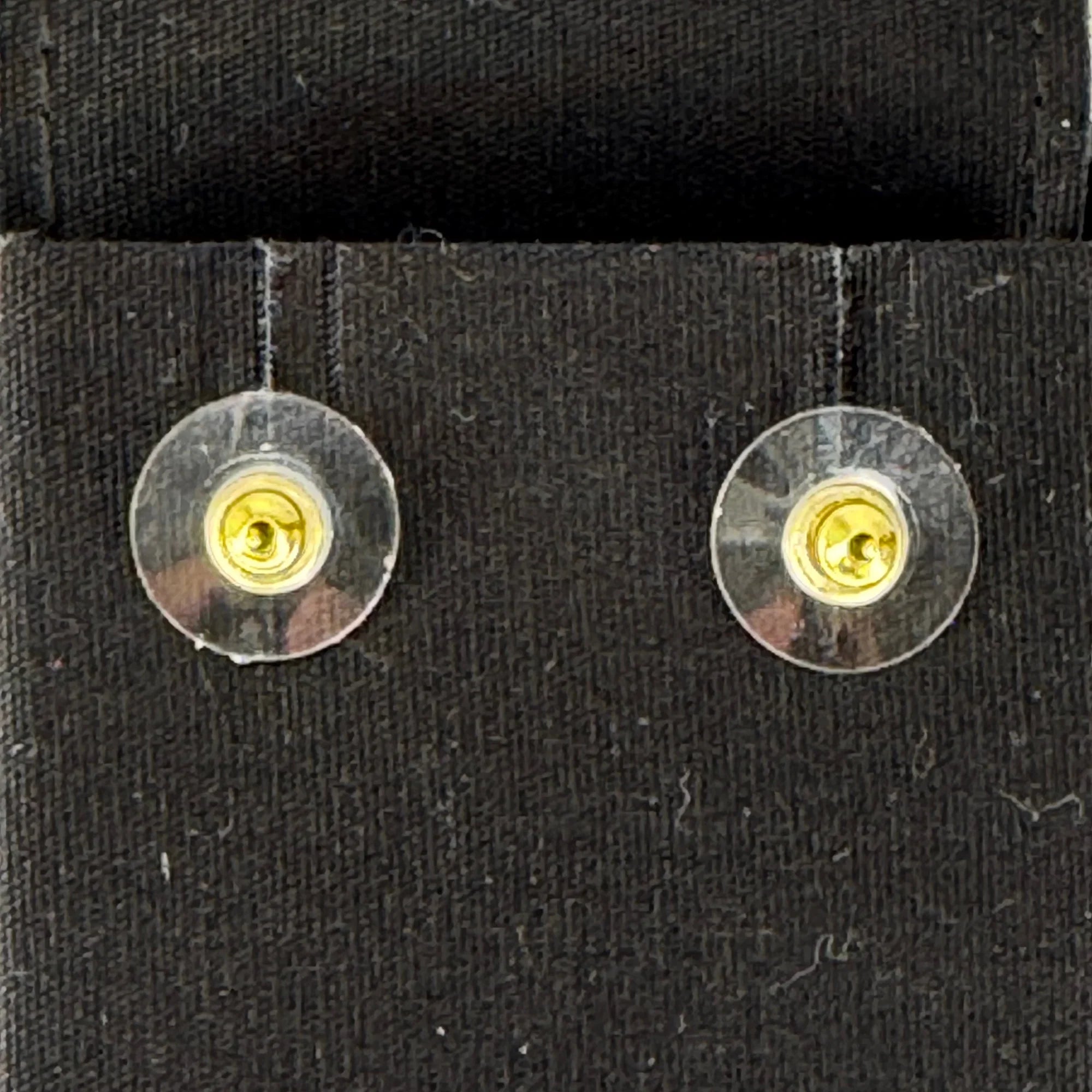 Chanel 18K Gold-Plated CC Logo Stud Earrings