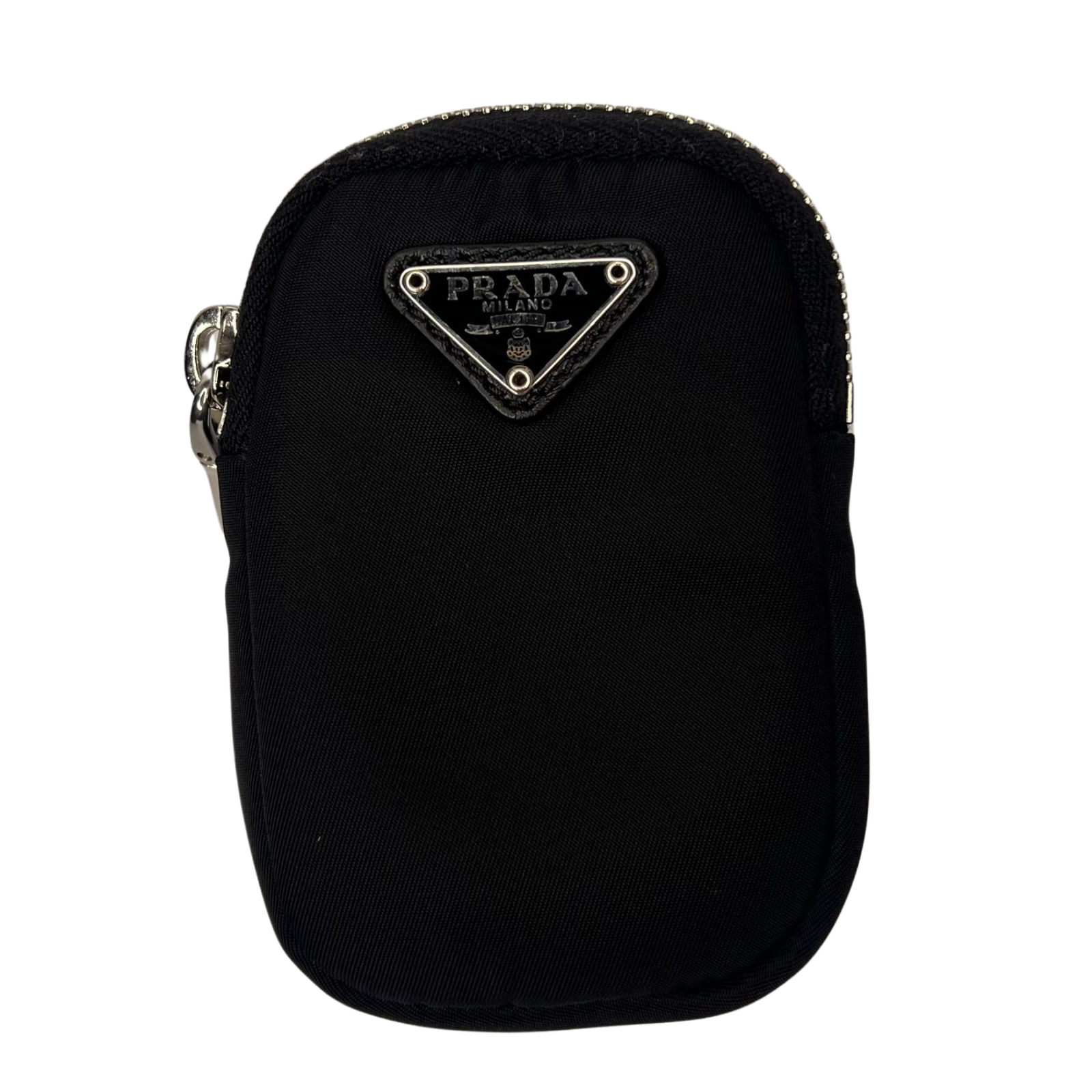 Prada Quilted Re-Nylon Crossbody Bag with Detachable Pouch – Black