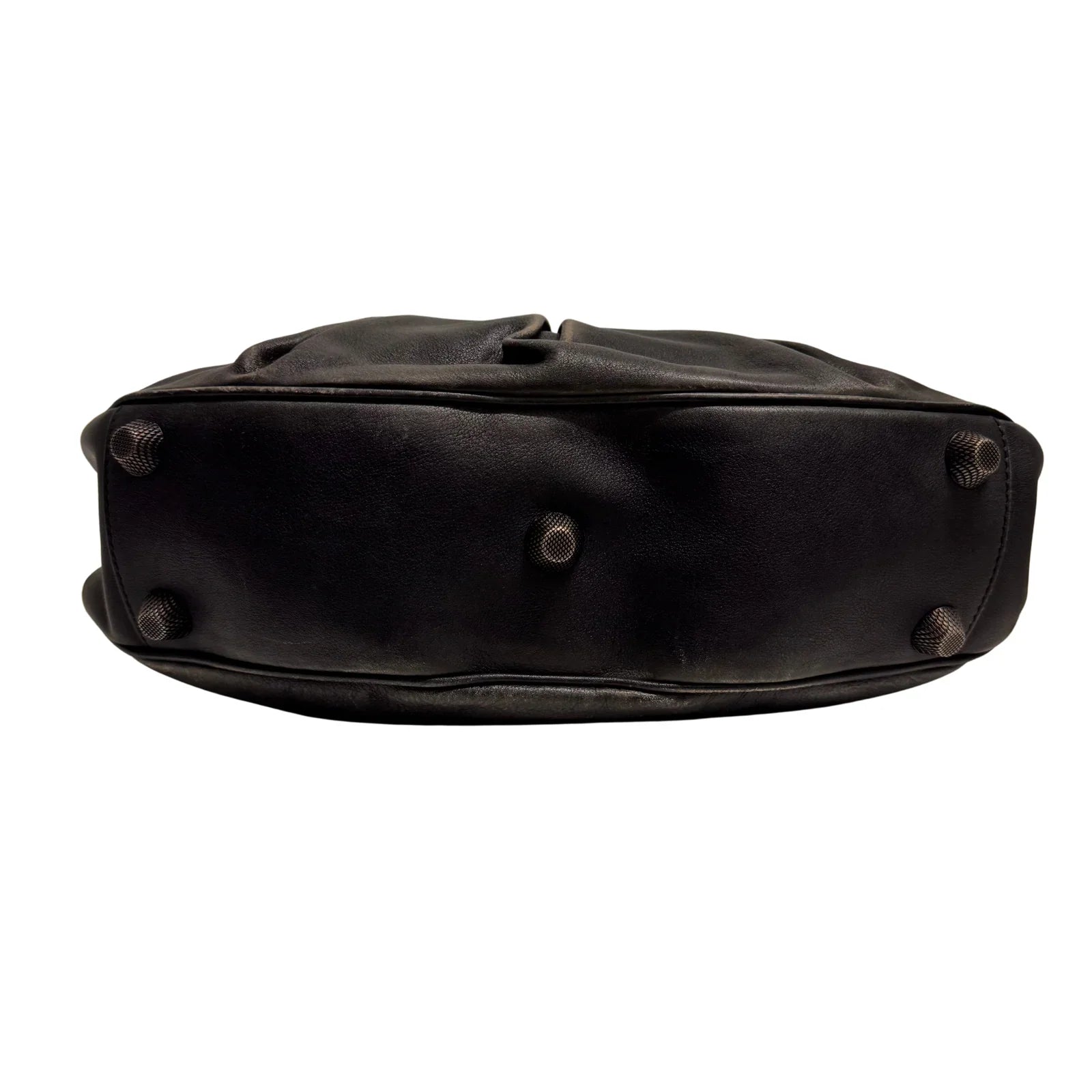 Balenciaga Calfskin Small Le Cagole Shoulder Bag Black - Lost Designer