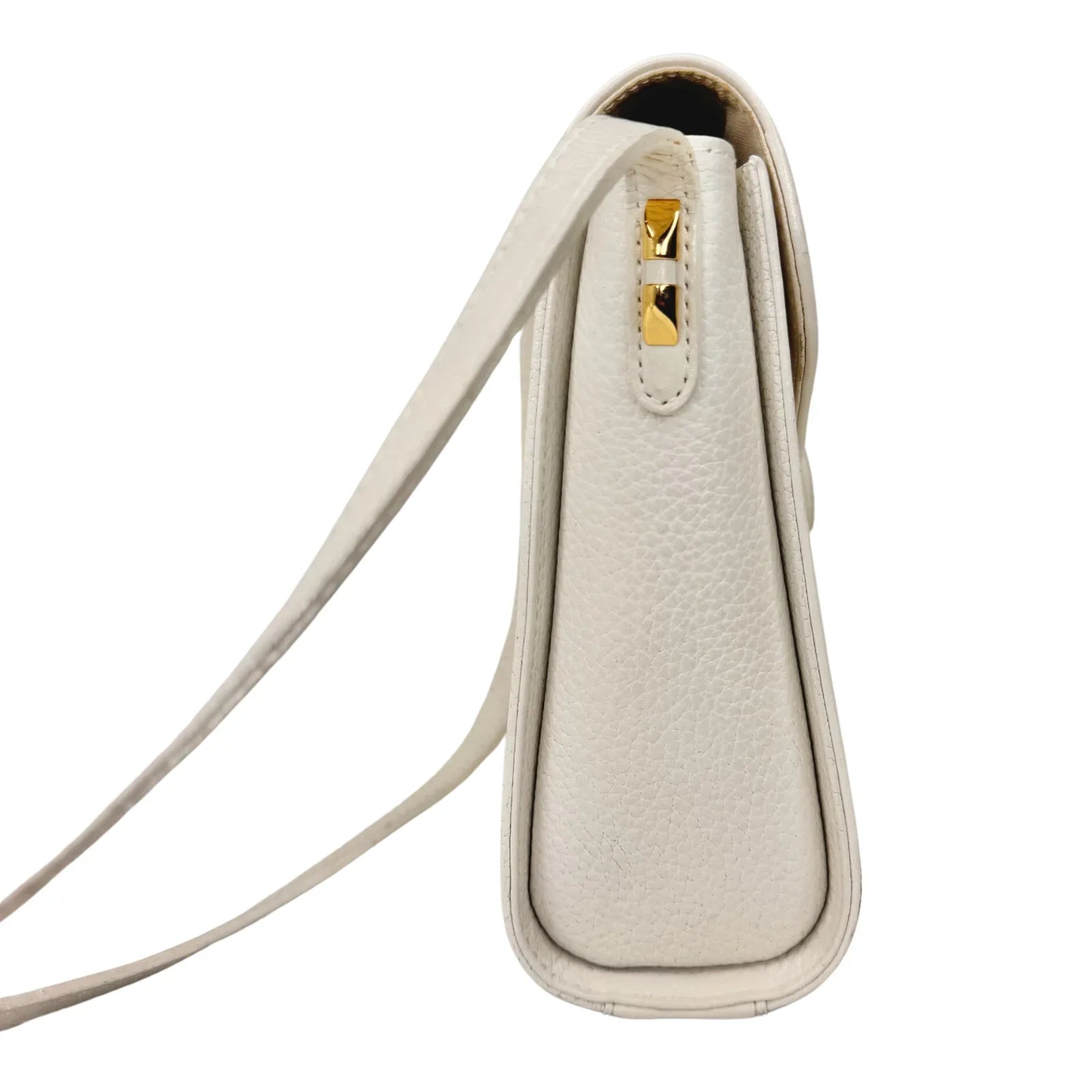 Burberry Leather Crossbody Bag white