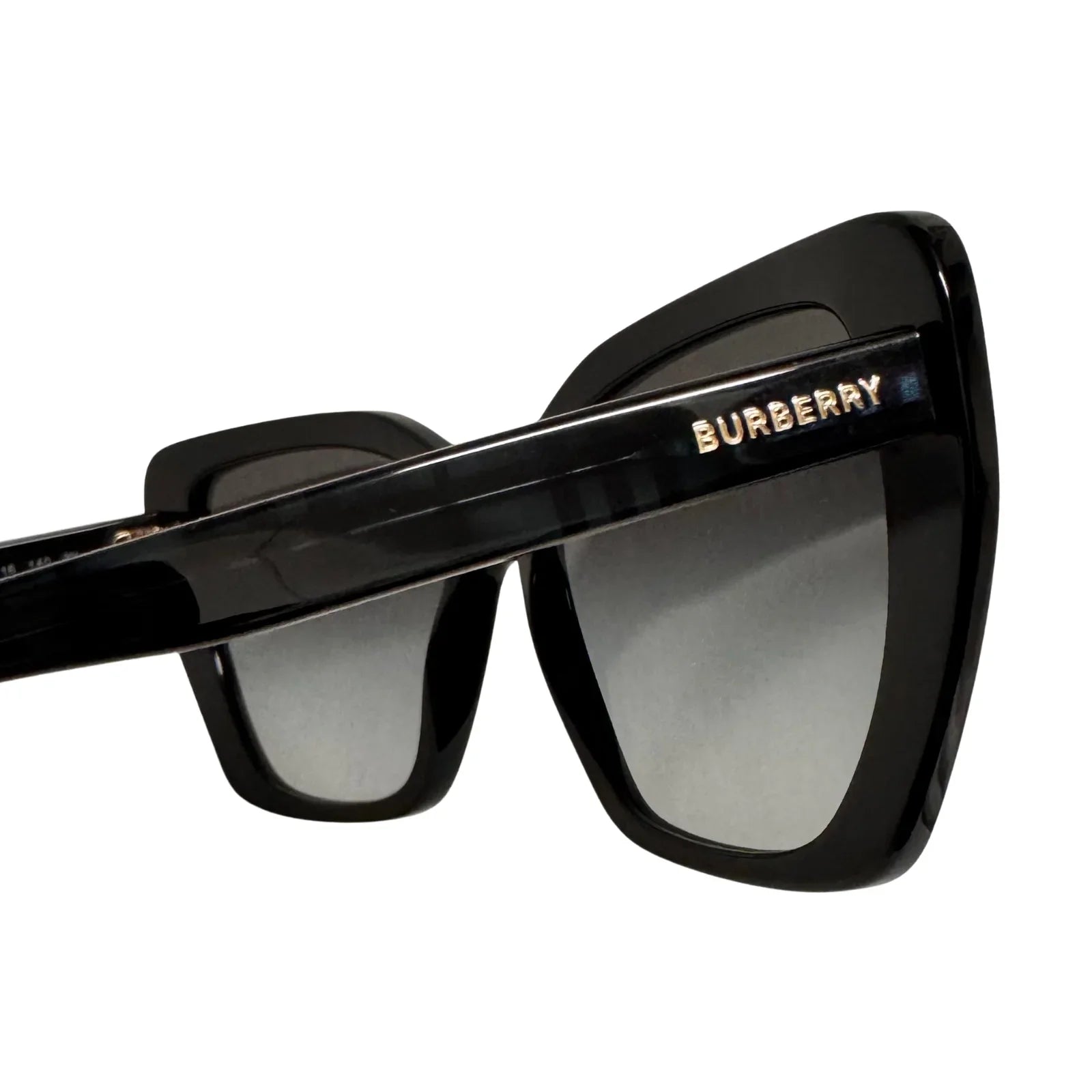 Burberry Tamsin Cat-eye B436 Sunglasses in Black