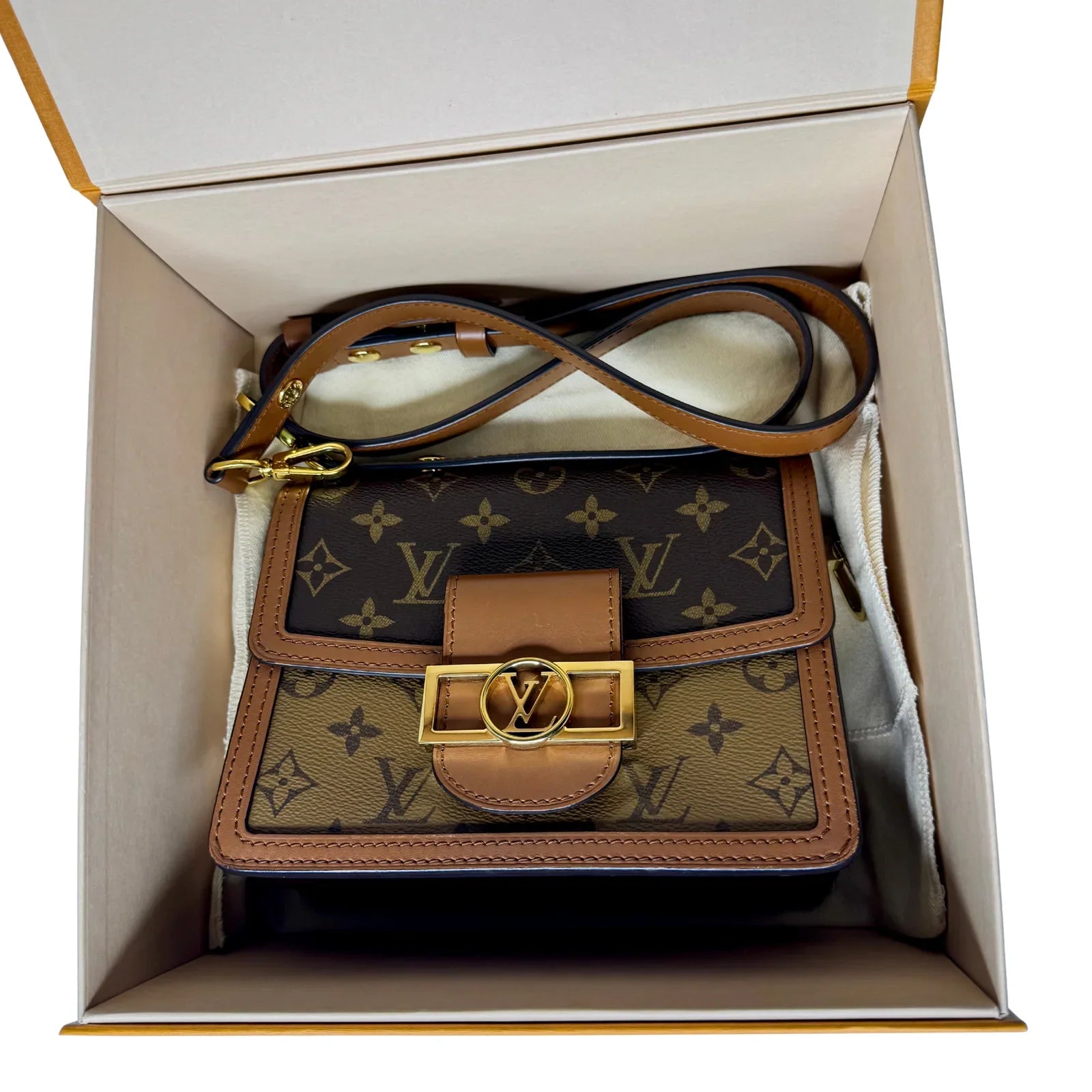 Louis Vuitton Reverse Monogram Dauphine Mini Bag