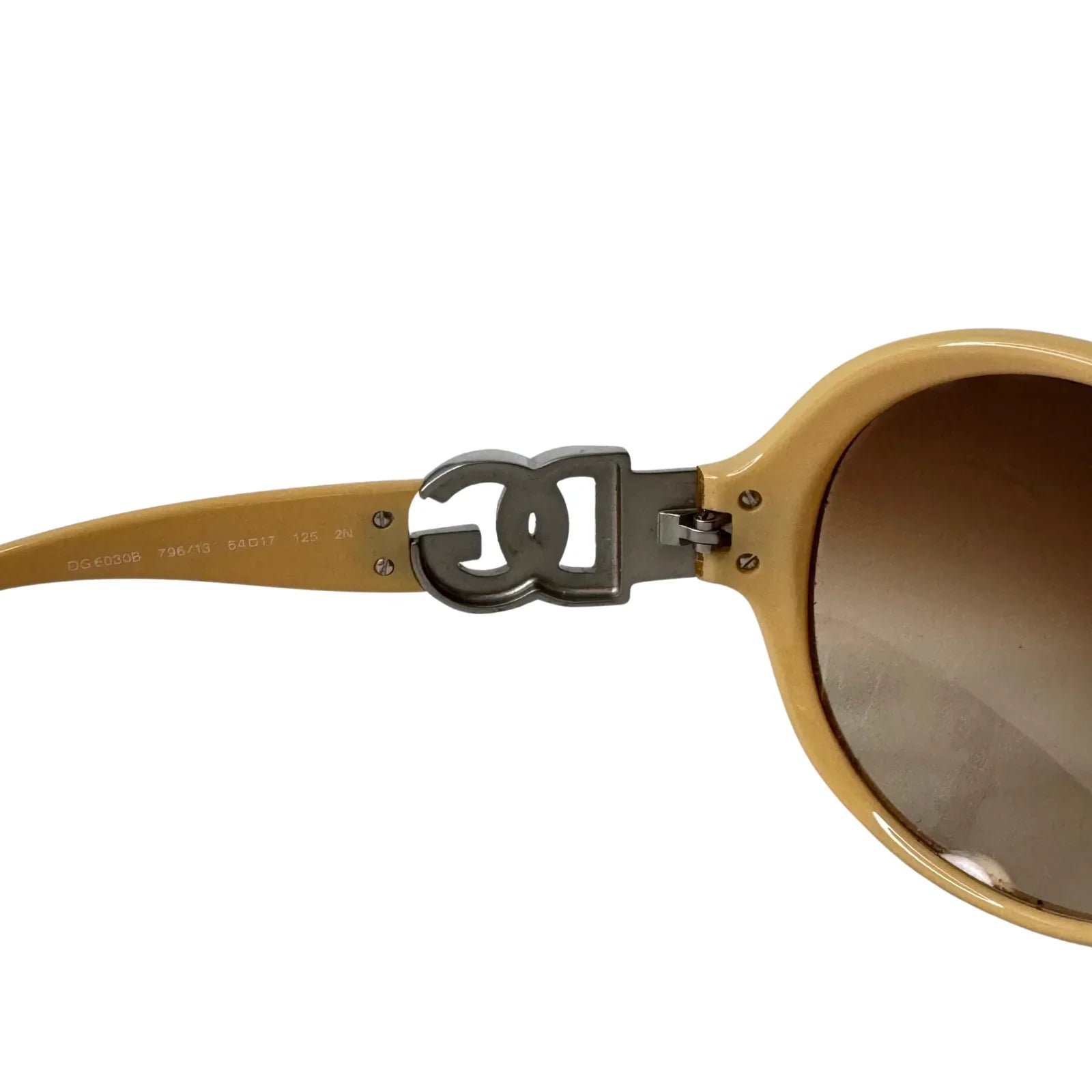 DOLCE & GABBANA 6030B Crystal Beige Gradient Sunglasses