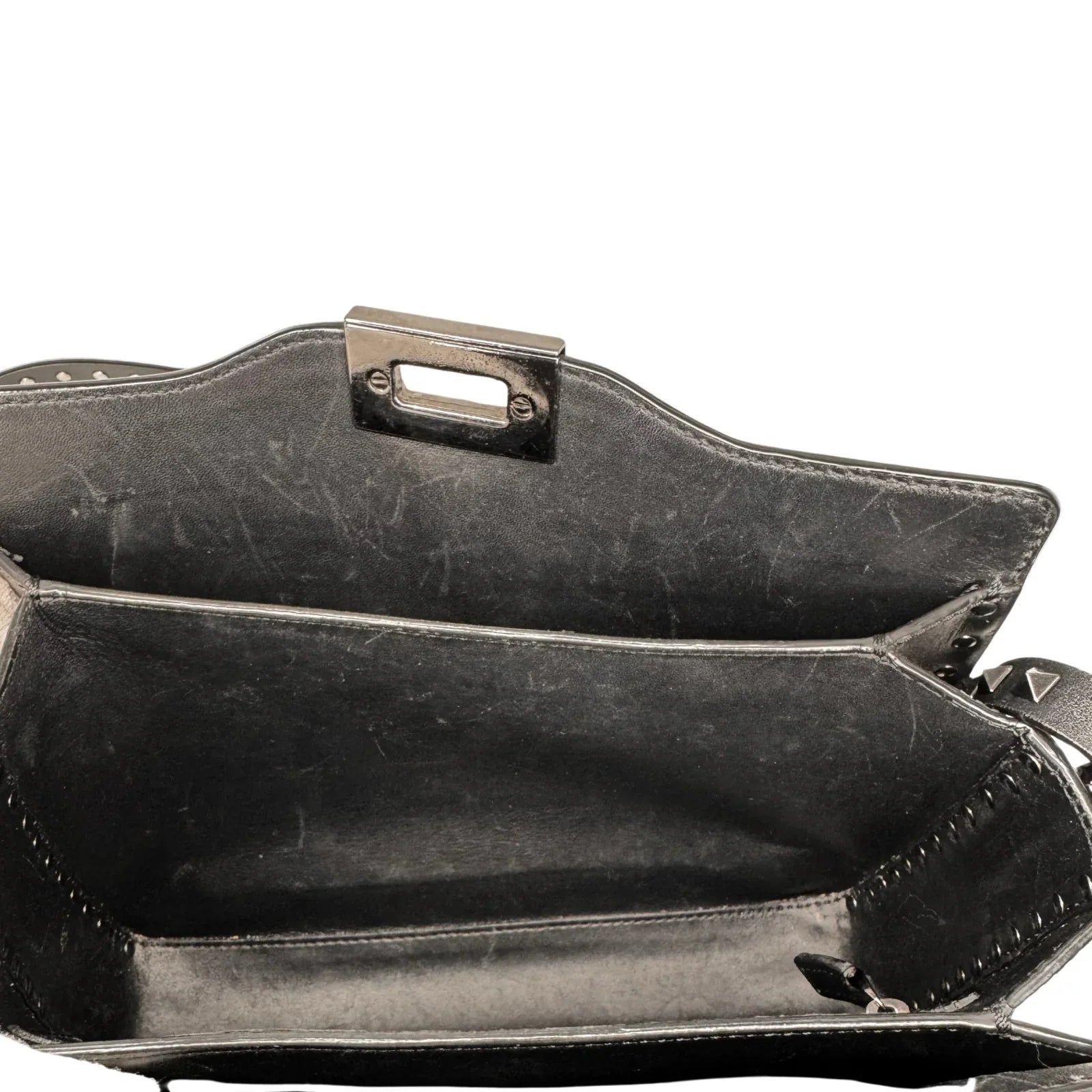 Valentino Black Leather Shoulder Bag