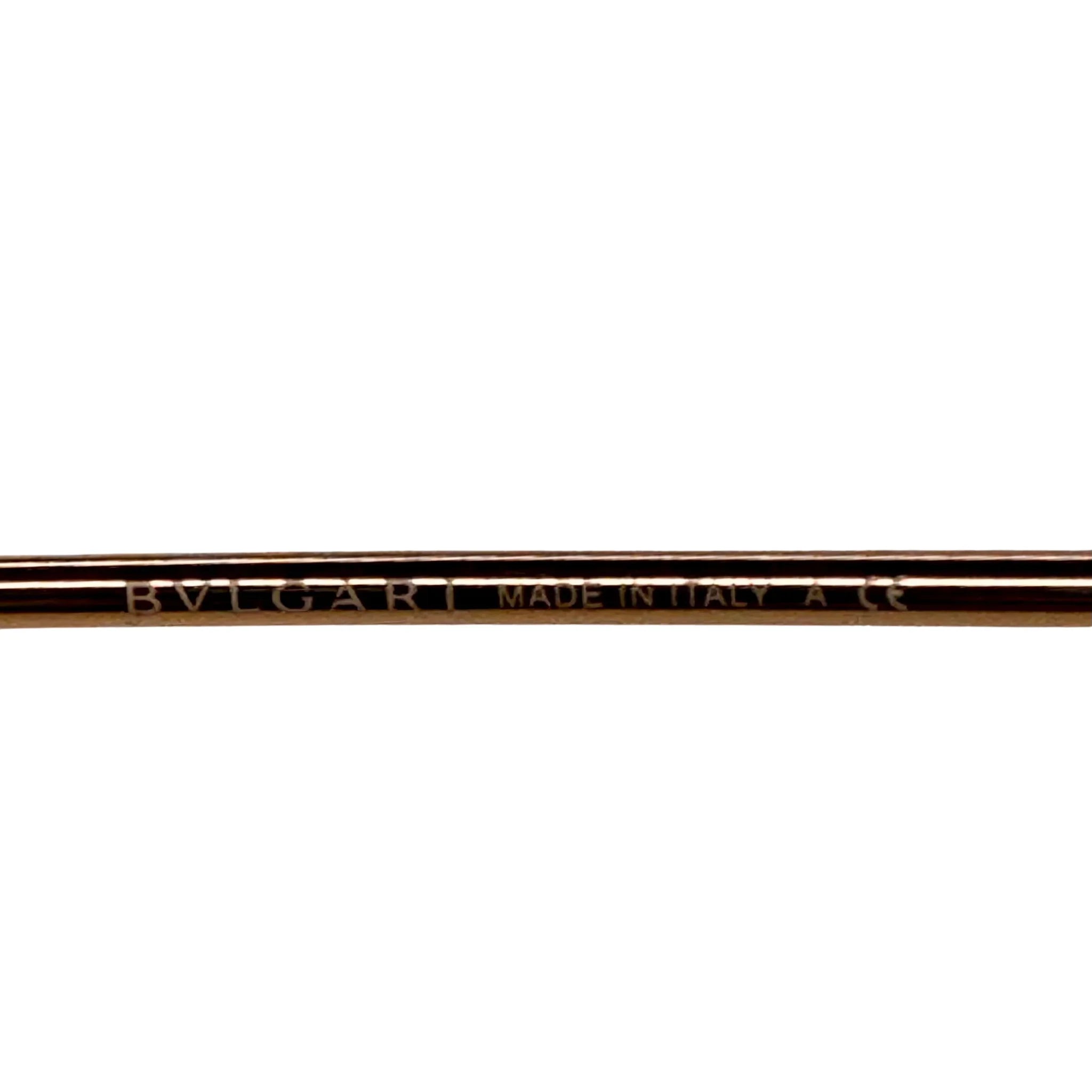 Bvlgari BV6114 Gold Metal Gradient Round Sunglasses – 2036/13 - Lost Designer