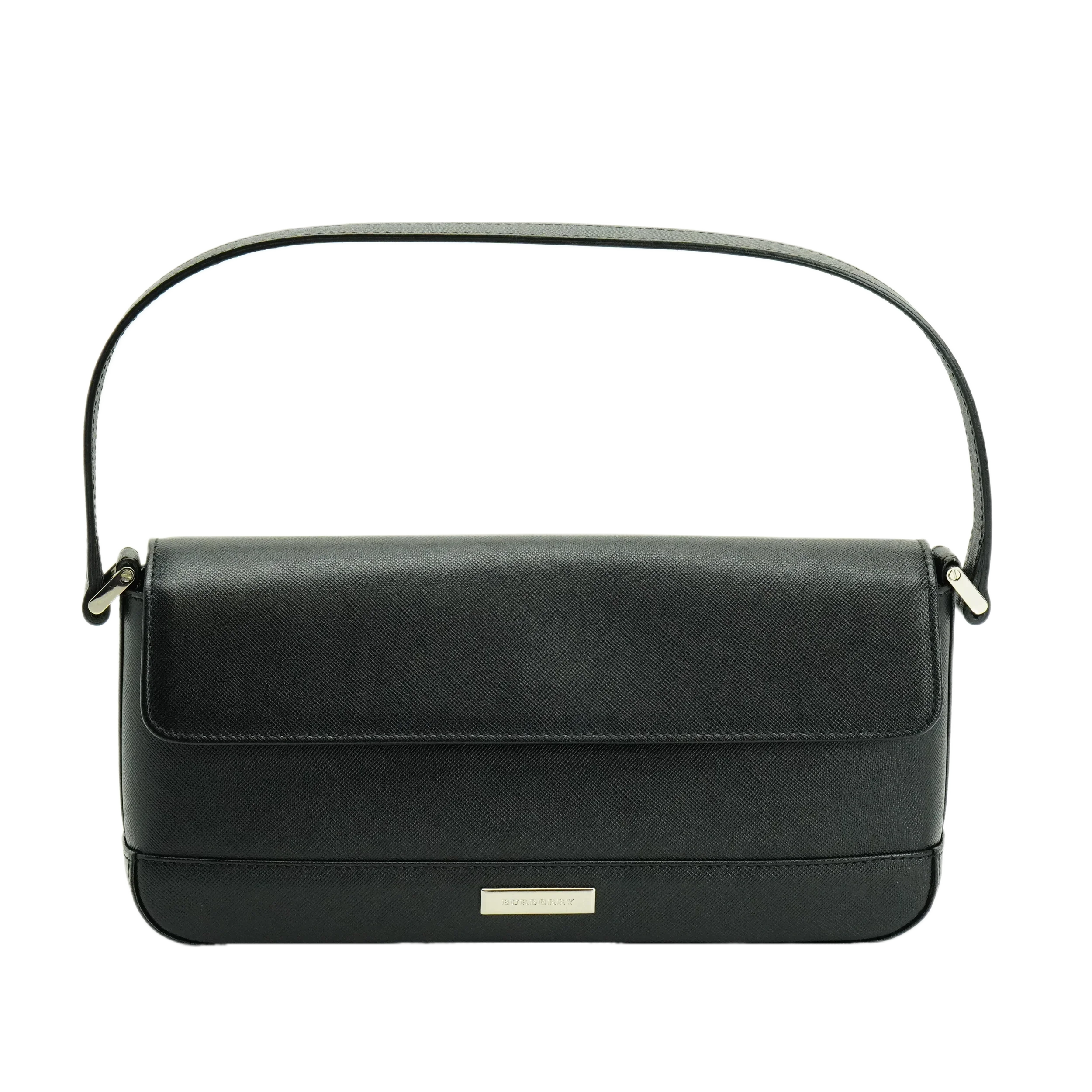 Burberry Black Leather Shoulder Bag