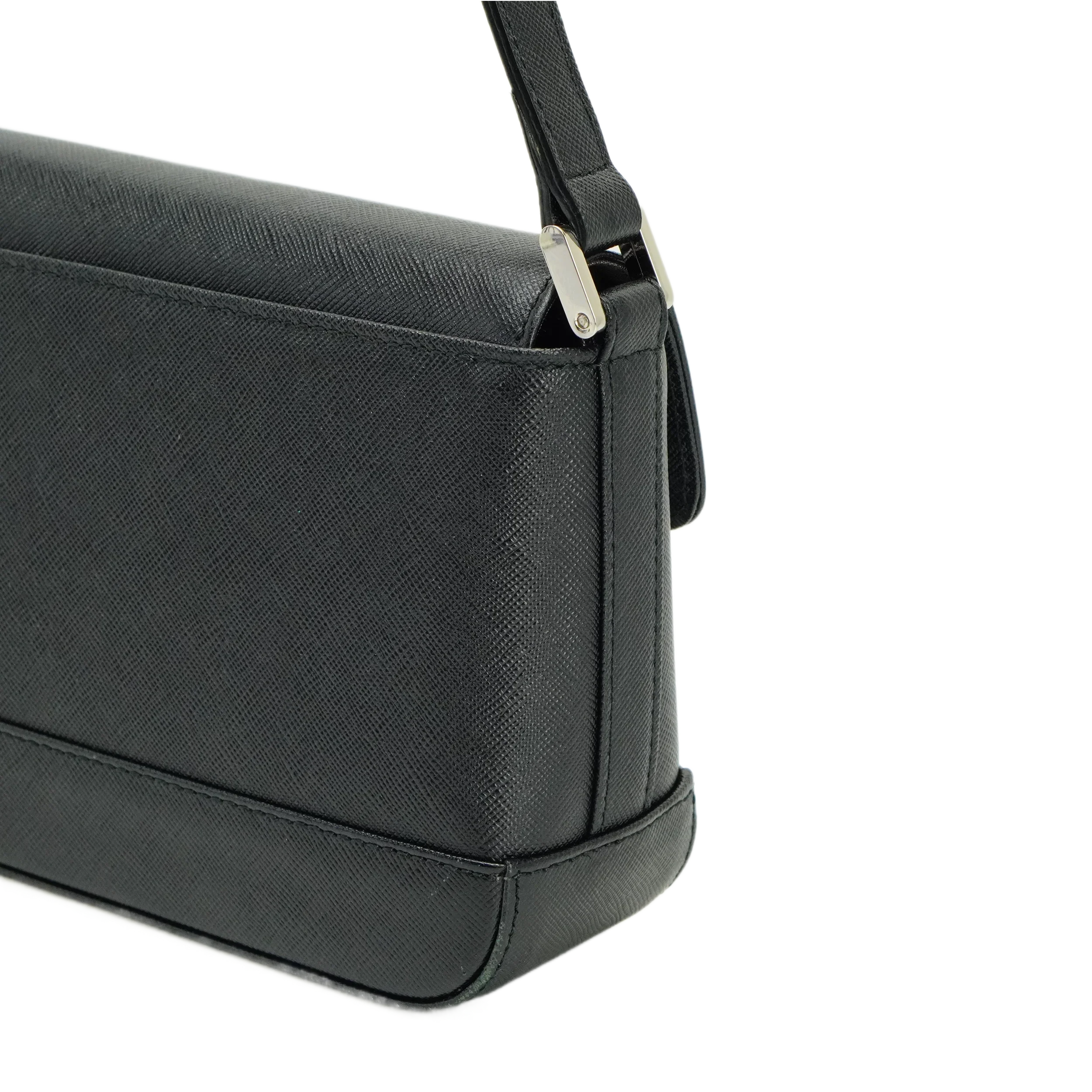 Burberry Black Leather Shoulder Bag