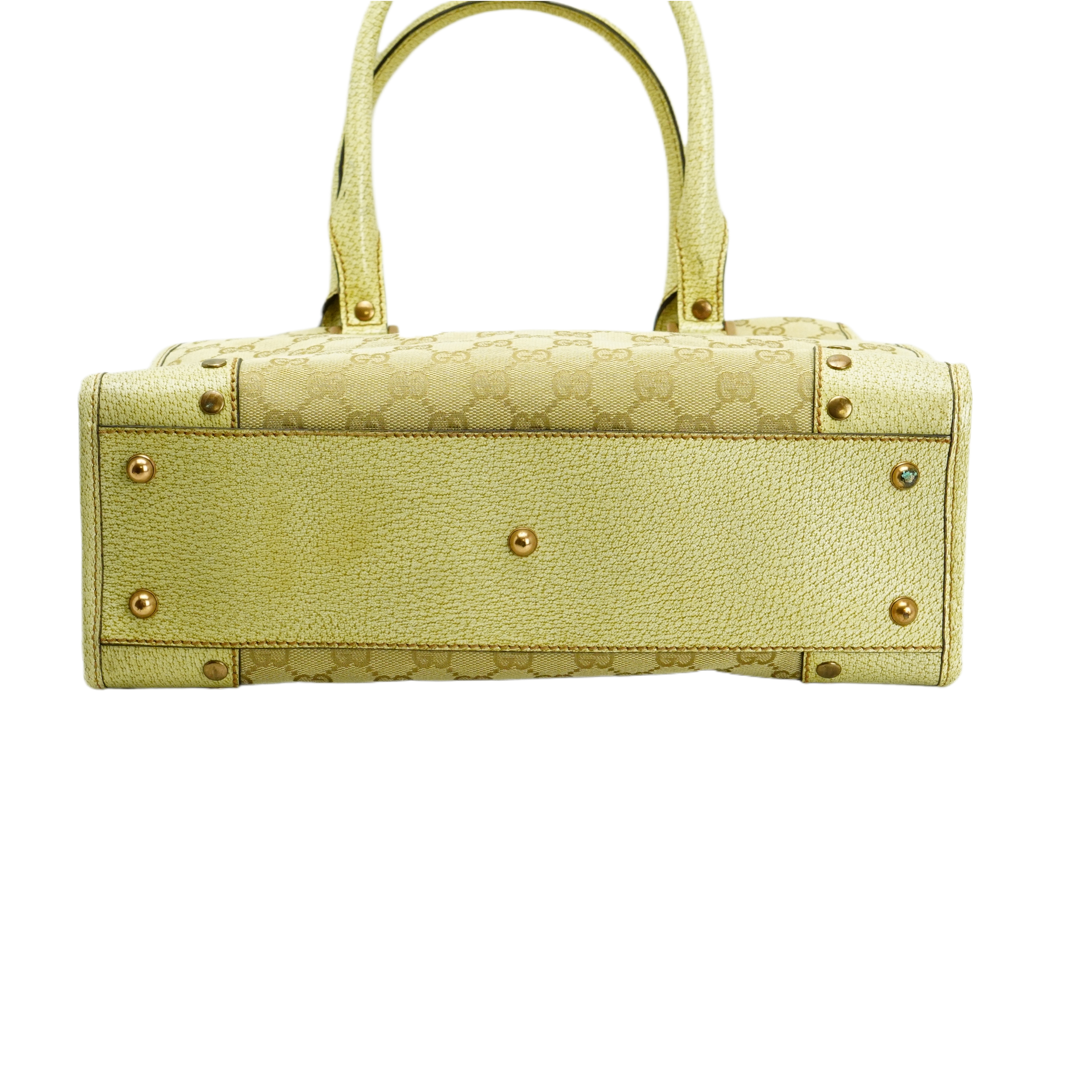 Gucci Beige GG Monogram Canvas Handbag