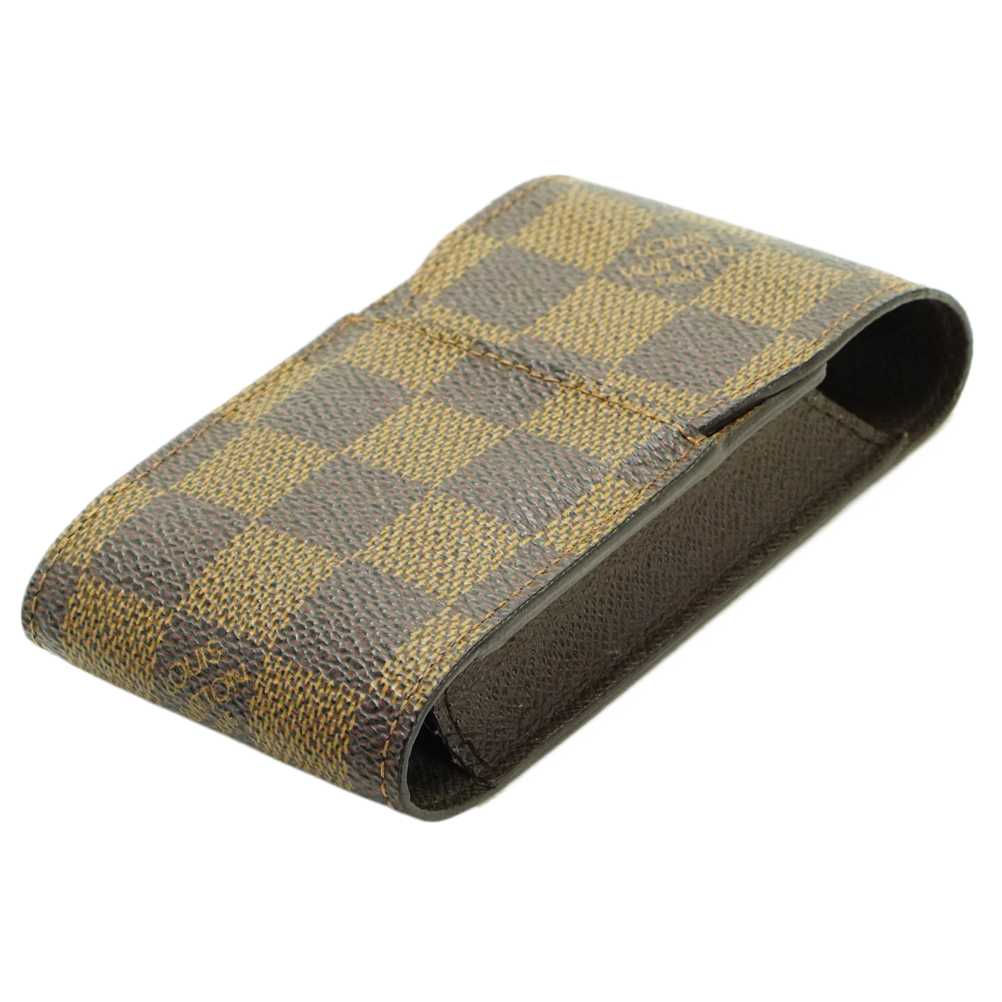Louis Vuitton Damier Ebene Monogram Cigarette Case - Lost Designer