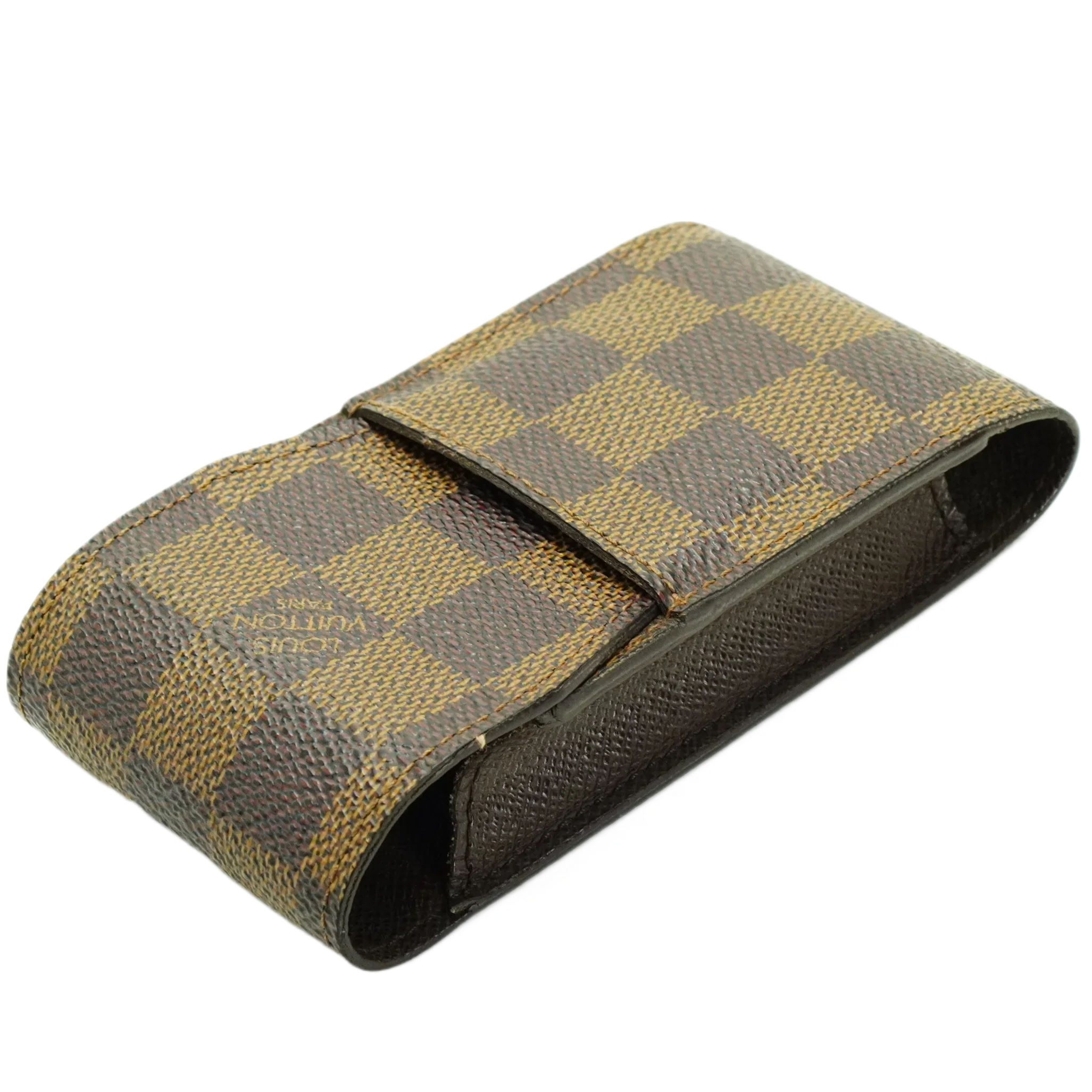 Louis Vuitton Damier Ebene Monogram Cigarette Case - Lost Designer