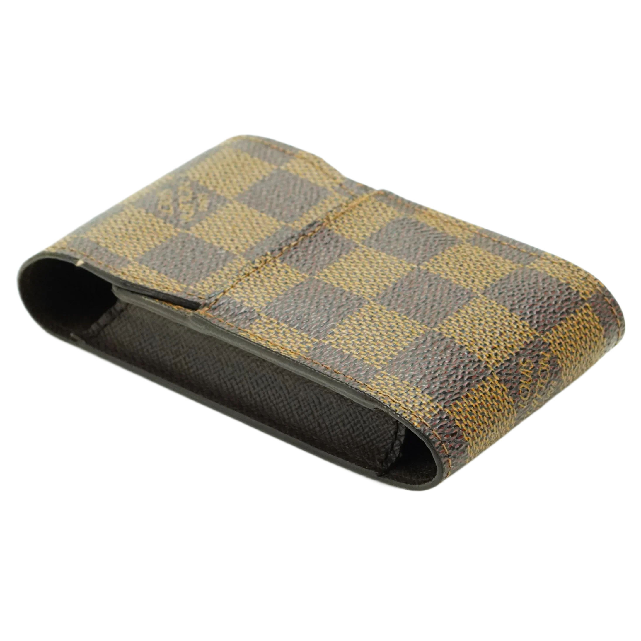 Louis Vuitton Damier Ebene Monogram Cigarette Case - Lost Designer