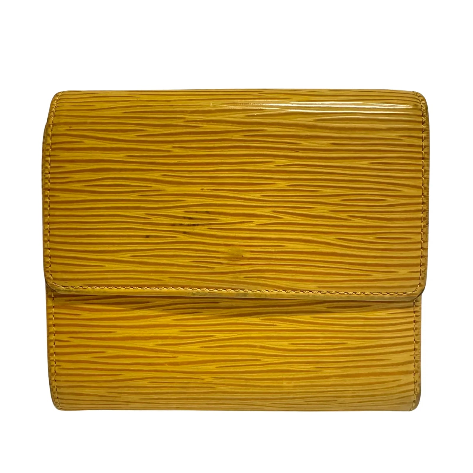 Louis Vuitton Epi Leather Wallet Yellow