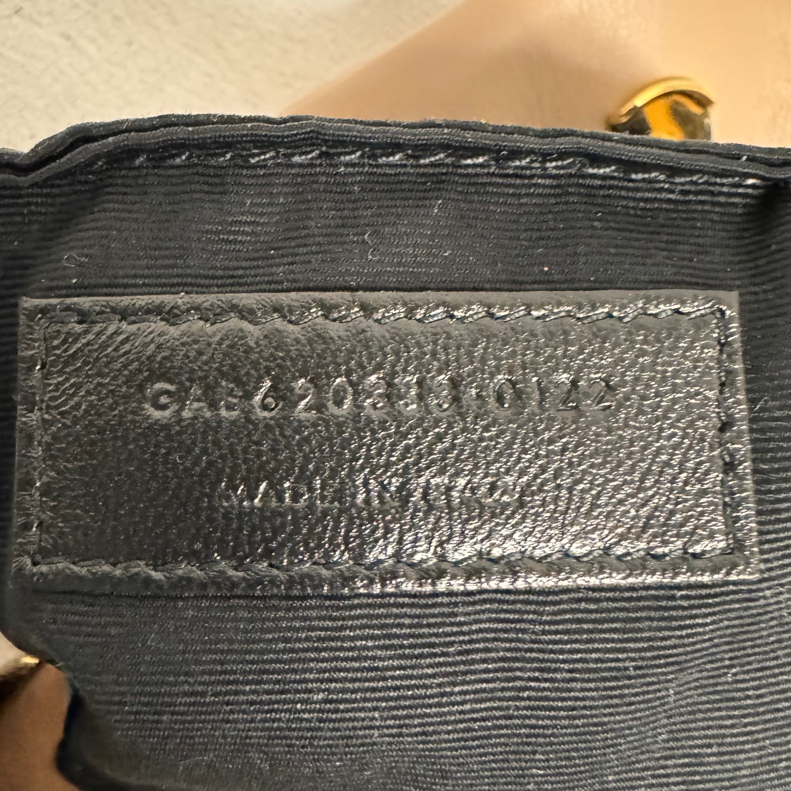 Saint Laurent Lambskin Toy Loulou Puffer Chain Bag – Dark Beige