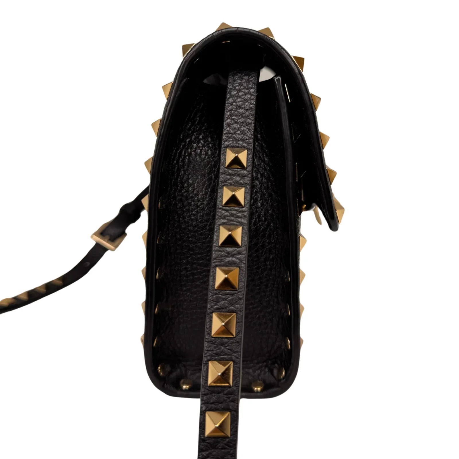 Valentino Garavani Rockstud Flip Lock Crossbody Bag – Black - Lost Designer