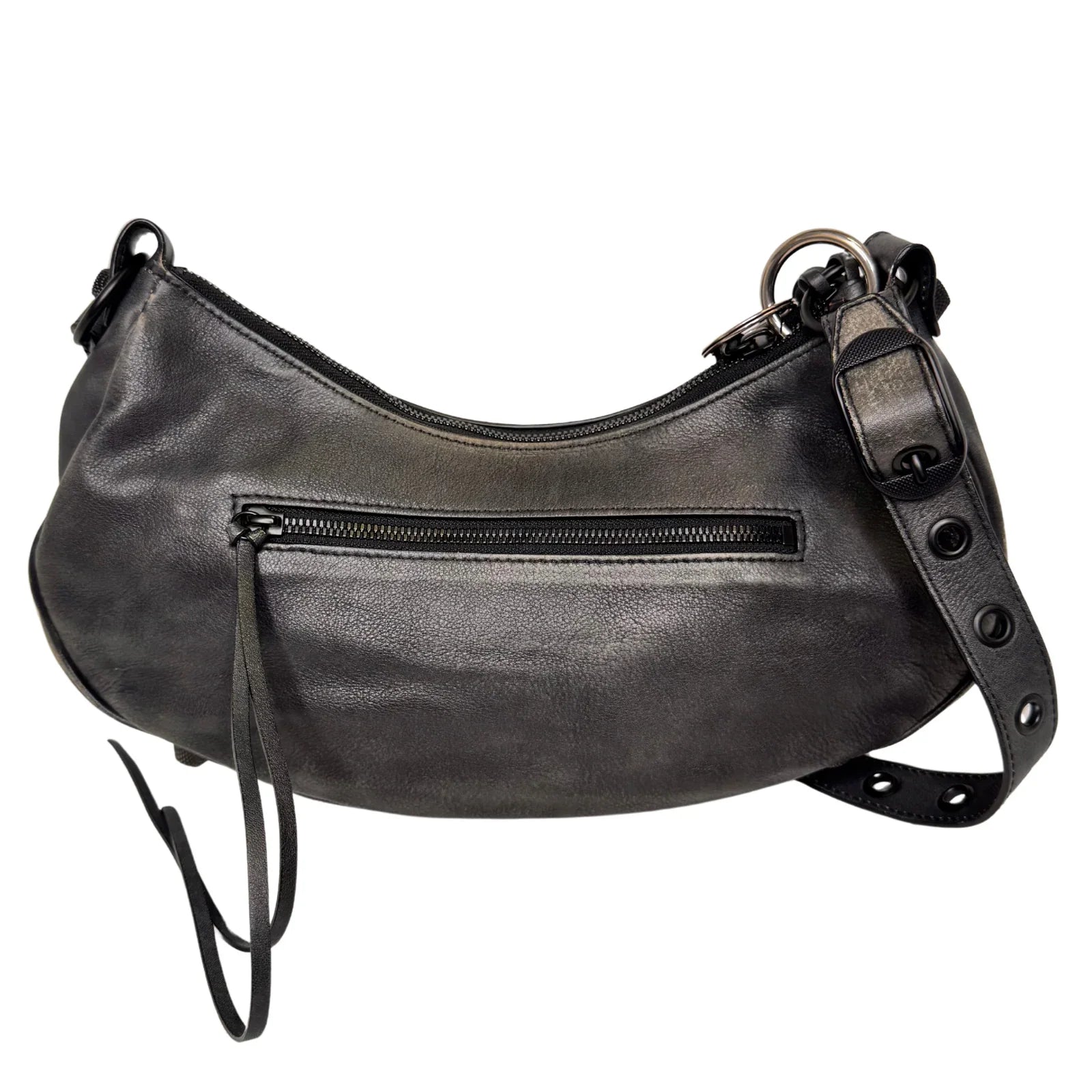 Balenciaga Calfskin Small Le Cagole Shoulder Bag Black - Lost Designer