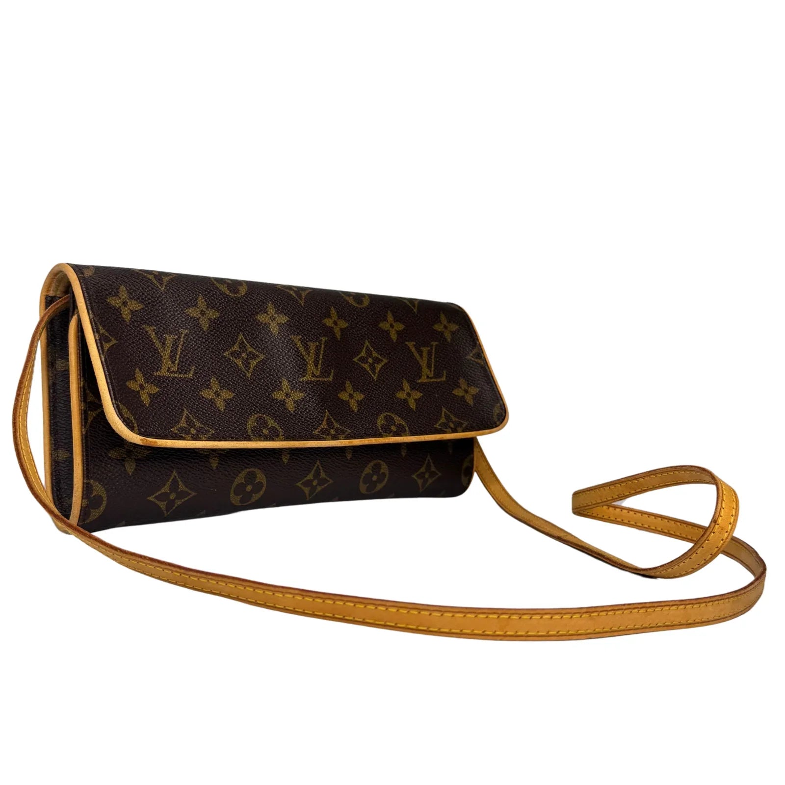 Louis Vuitton Monogram Pochette Twin PM Bag