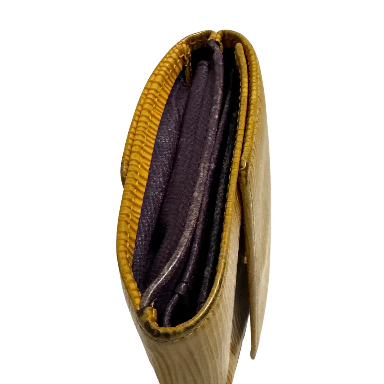 Louis Vuitton Epi Leather Wallet Yellow