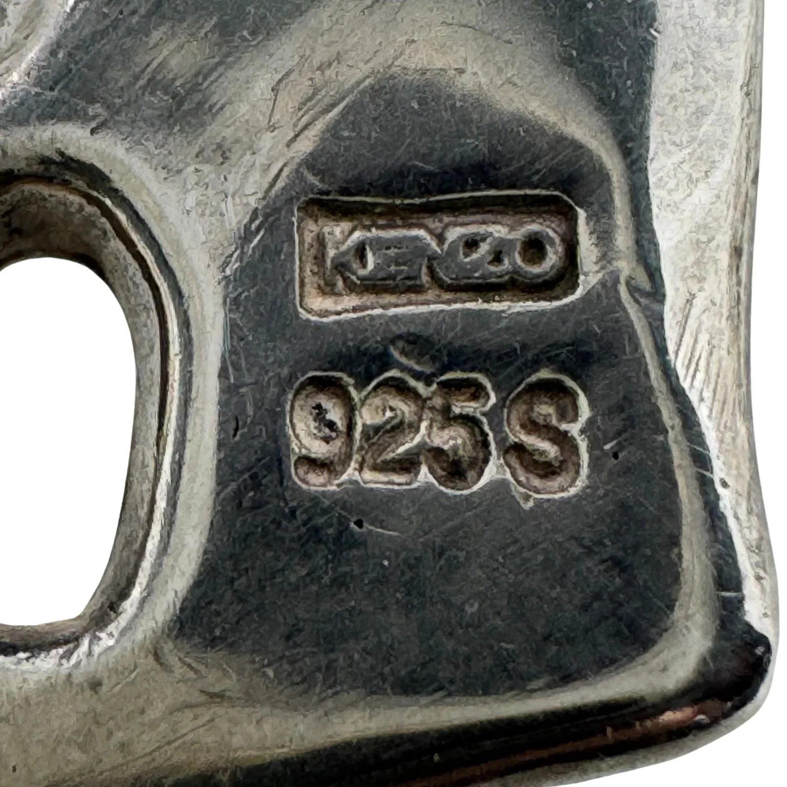 Kenzo Sterling Silver Heart Charm Bracelet
