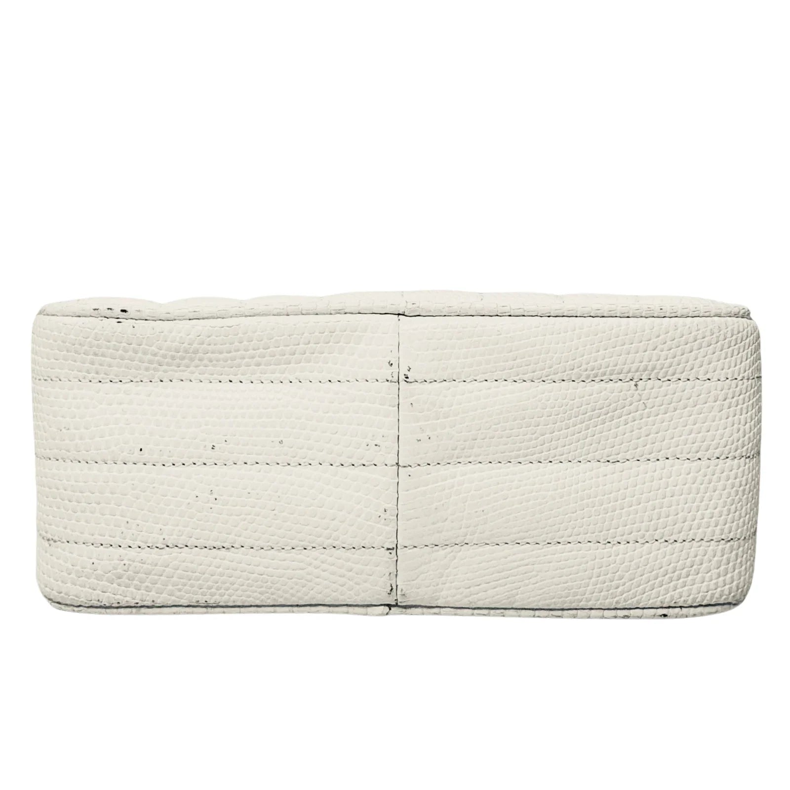 Chanel Vintage White Lizard Tassel Camera Crossbody Bag - Lost Designer