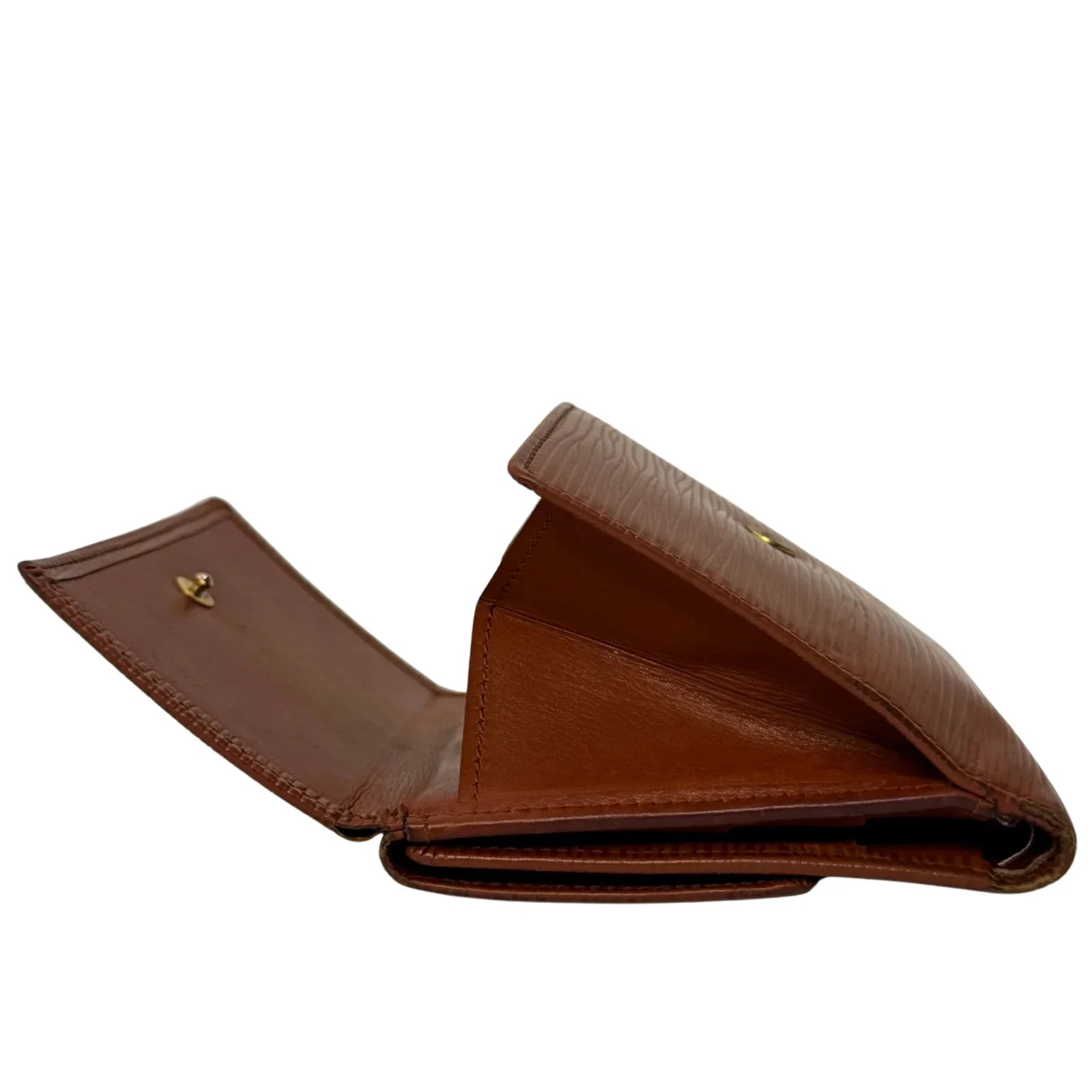Louis Vuitton Epi Leather Compact Wallet Brown - Lost Designer