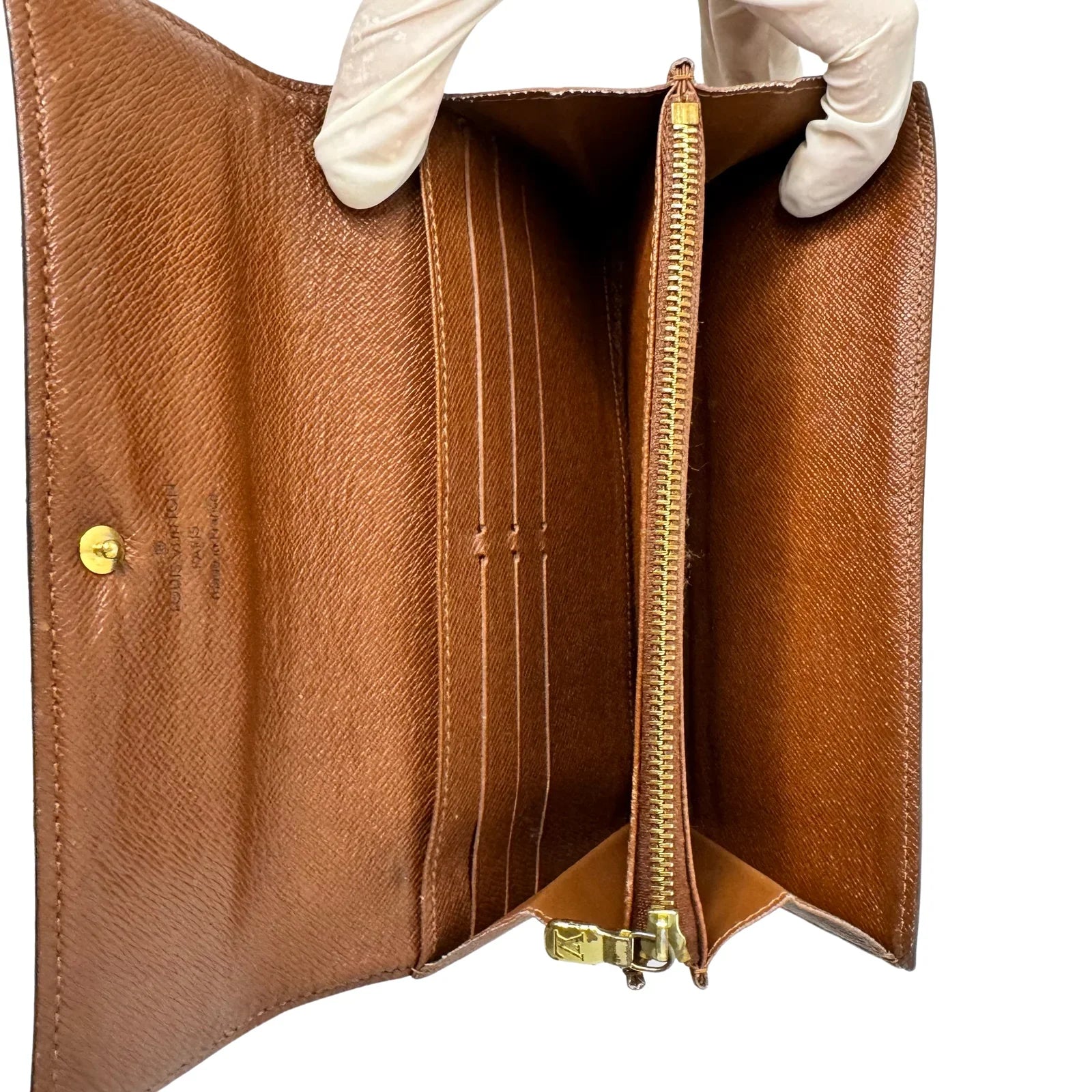 Louis Vuitton Monogram Canvas Sarah Long Wallet