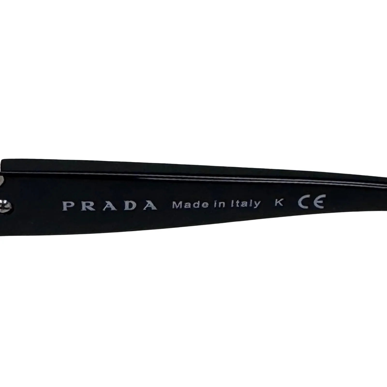 Prada SPR 150 Black Acetate Oversized Round Sunglasses
