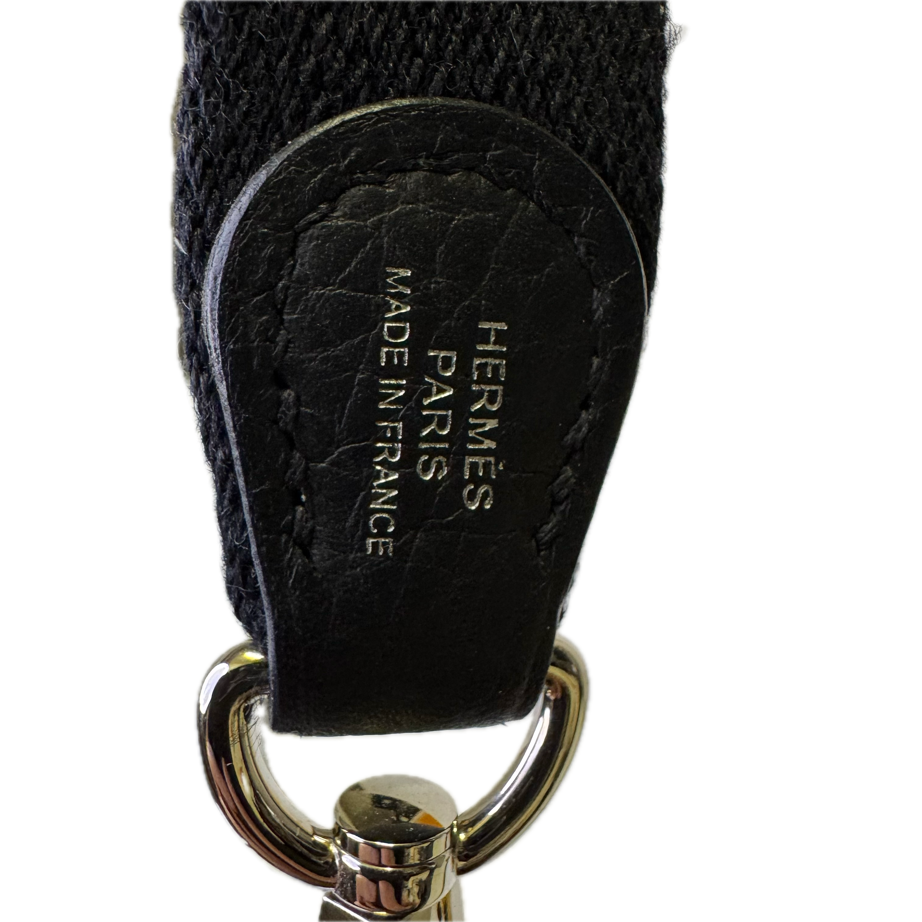 Hermes Evelyn Mini Crossbody Bag Clemence Leather Black