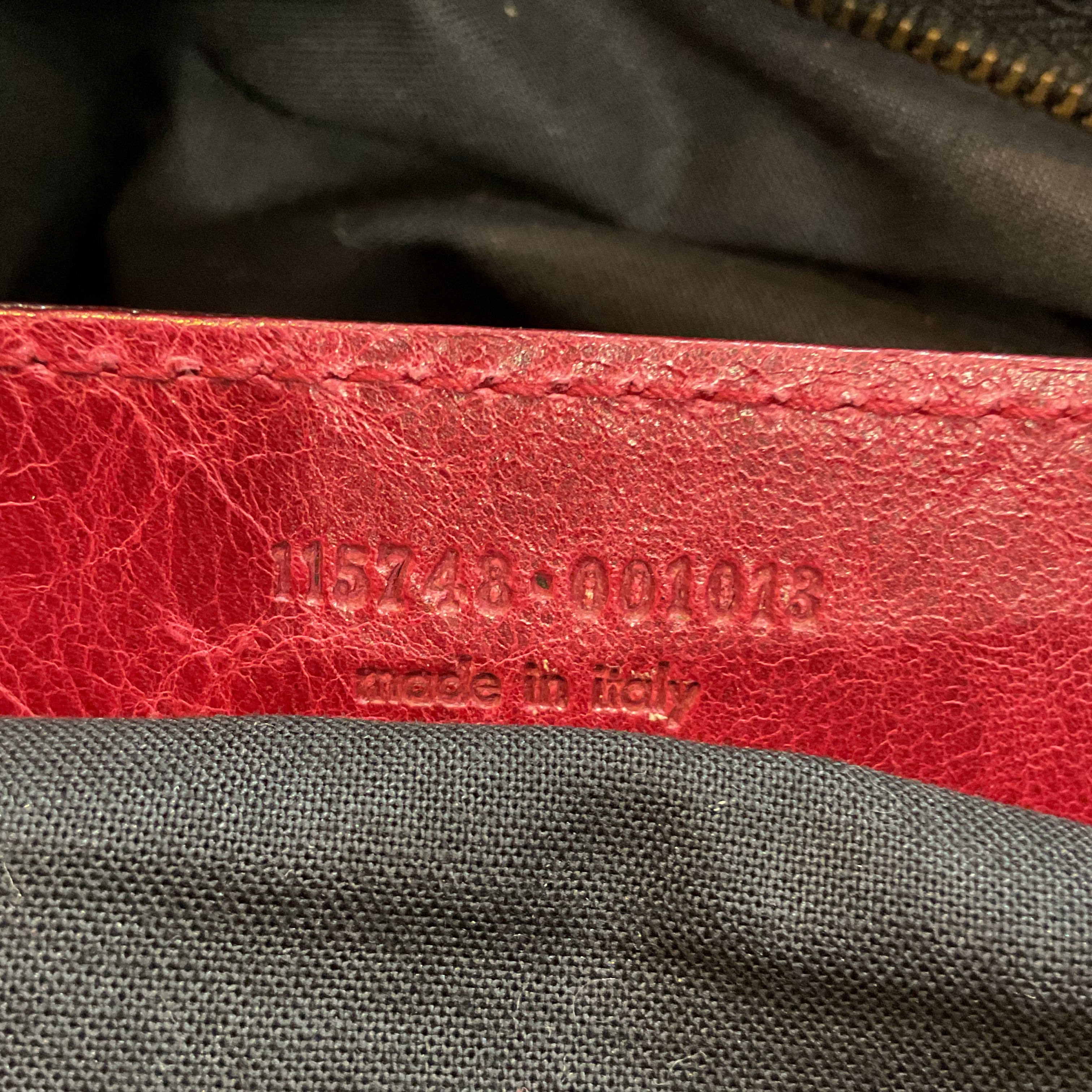 Balenciaga City Bag Small Leather Wine Red - Lost Designer