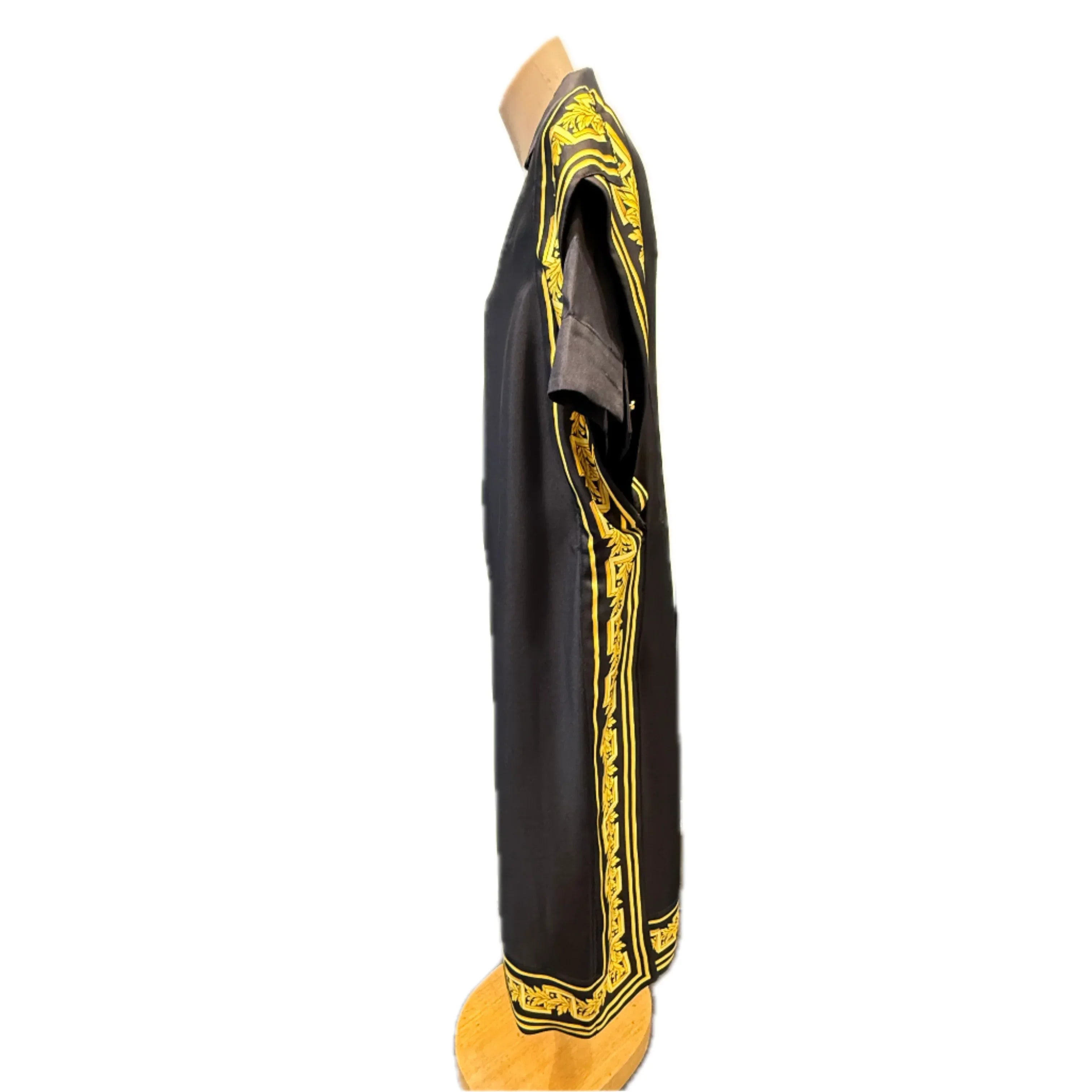Black/Gold versace Dress, 46