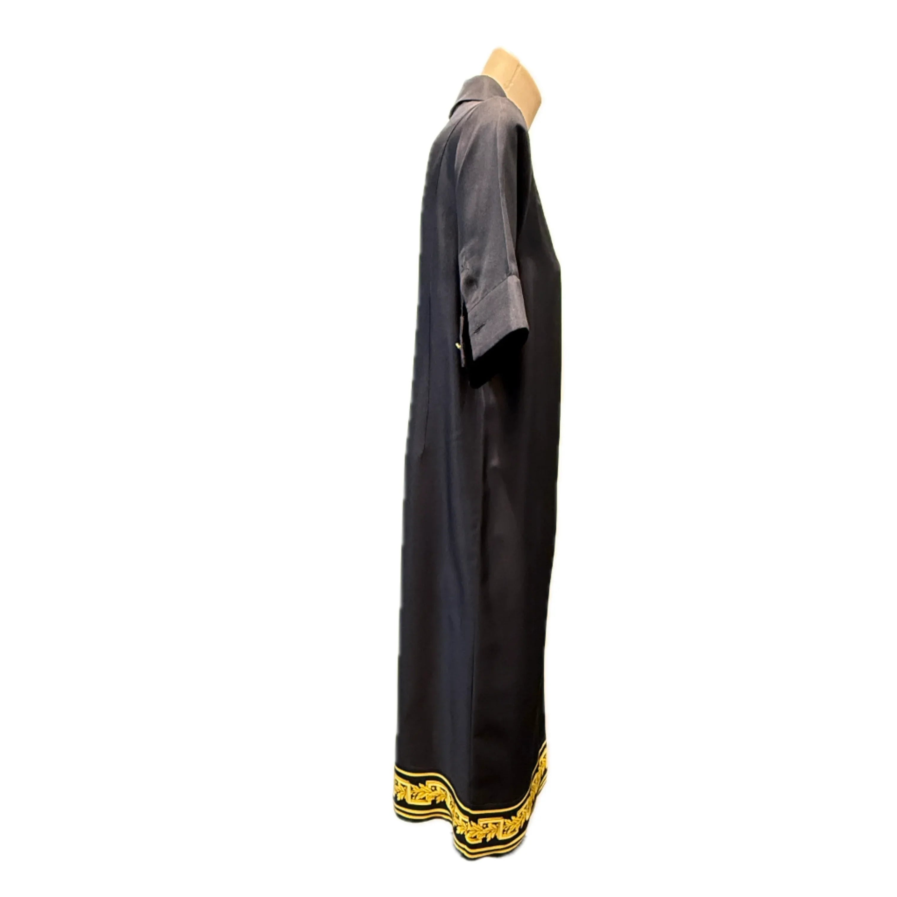 Black/Gold versace Dress, 46