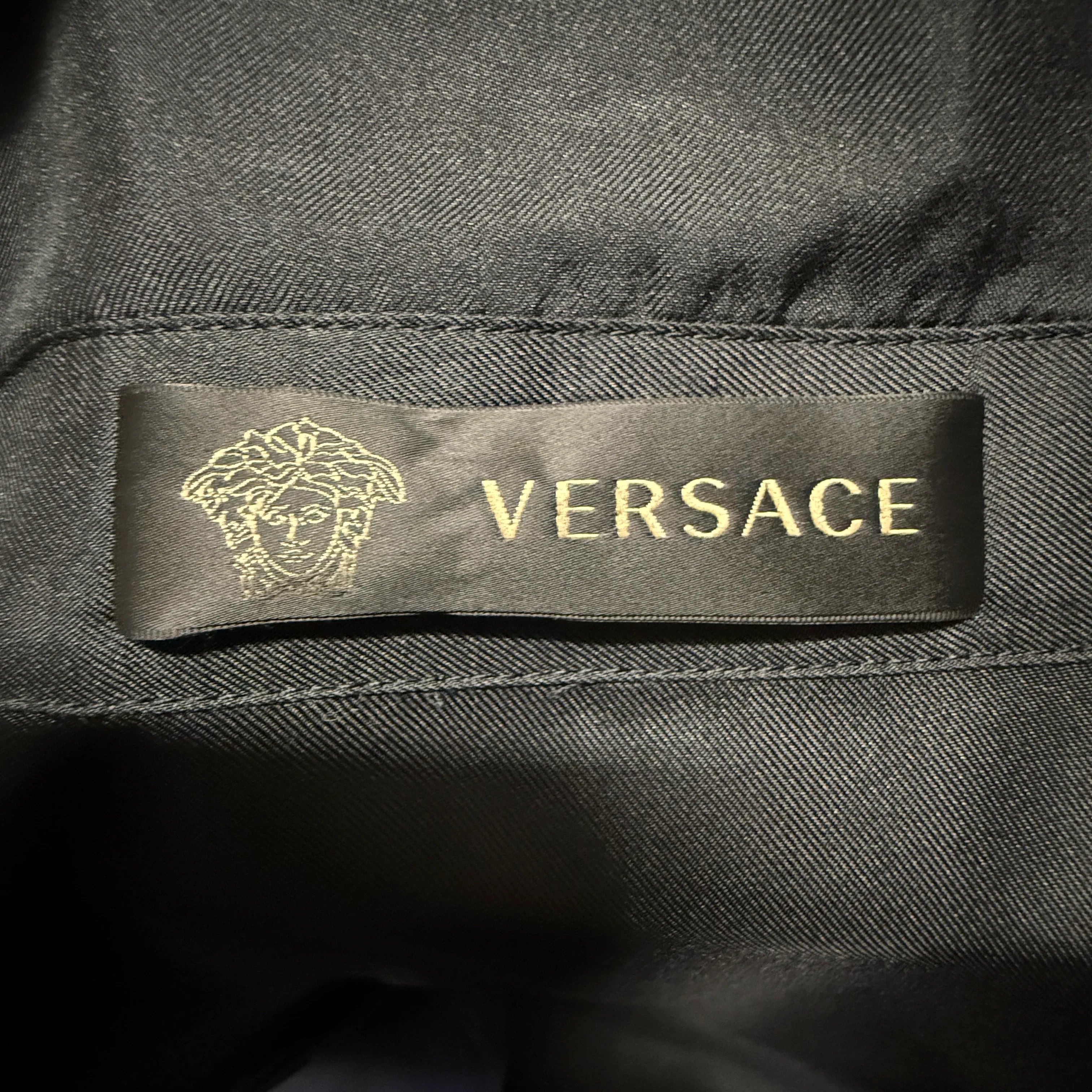 Black/Gold versace Dress, 46