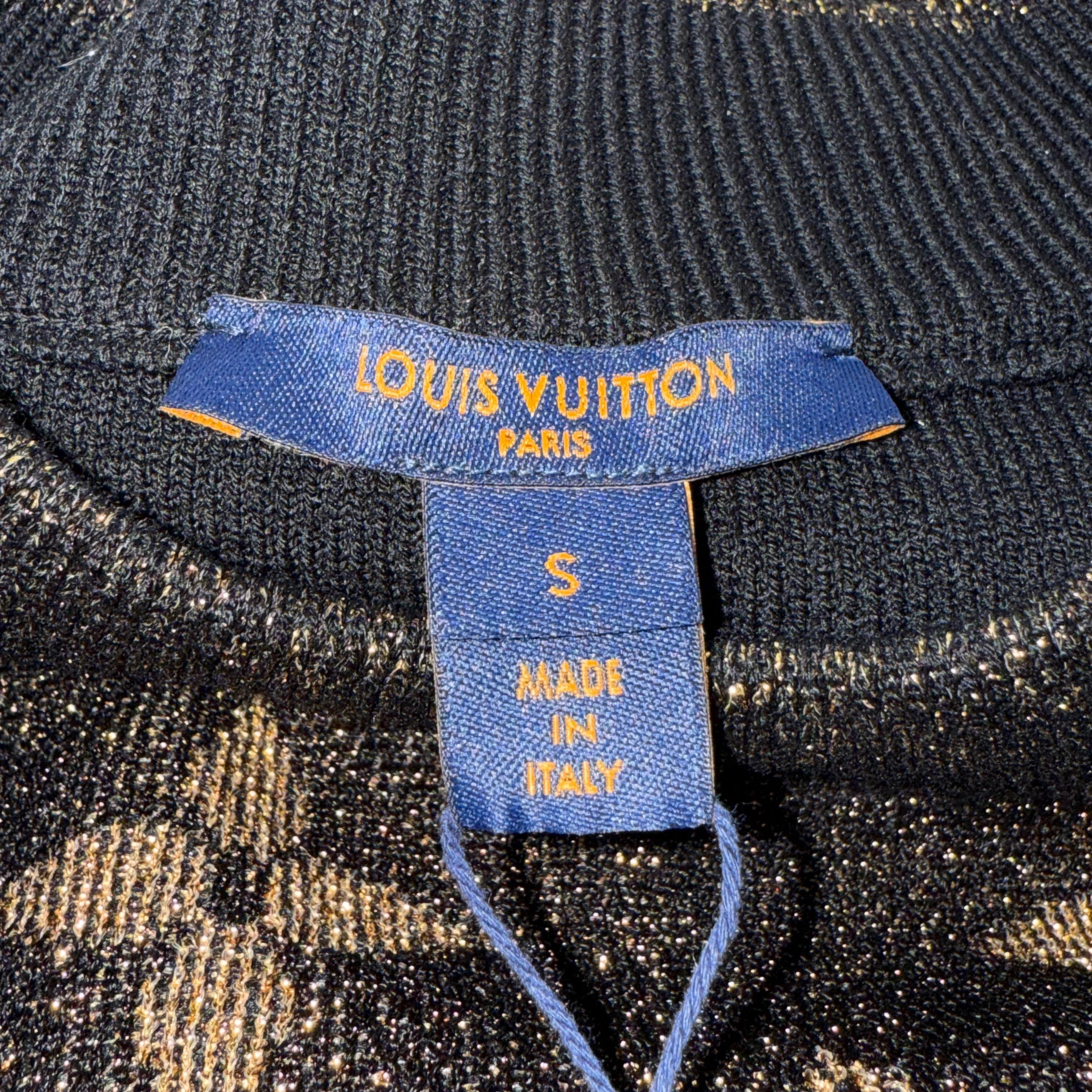 Louis Vuitton Monogram Lurex Hooded Vest Women's Small