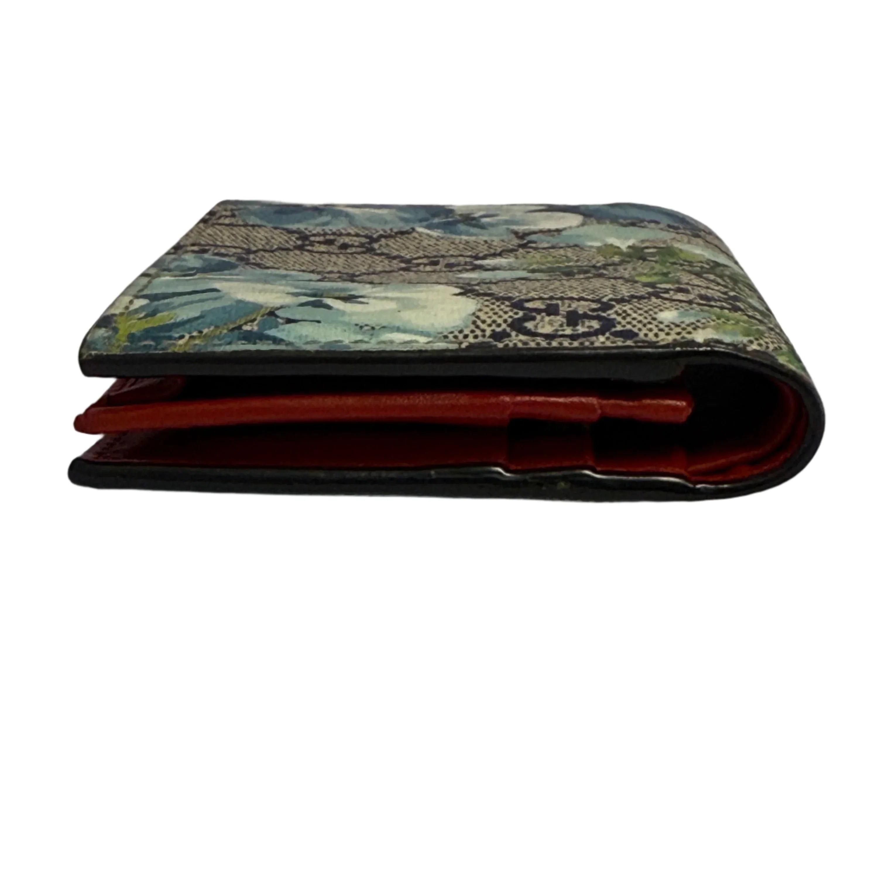 Gucci GG Supreme Wallet Floral Multicolour - Lost Designer