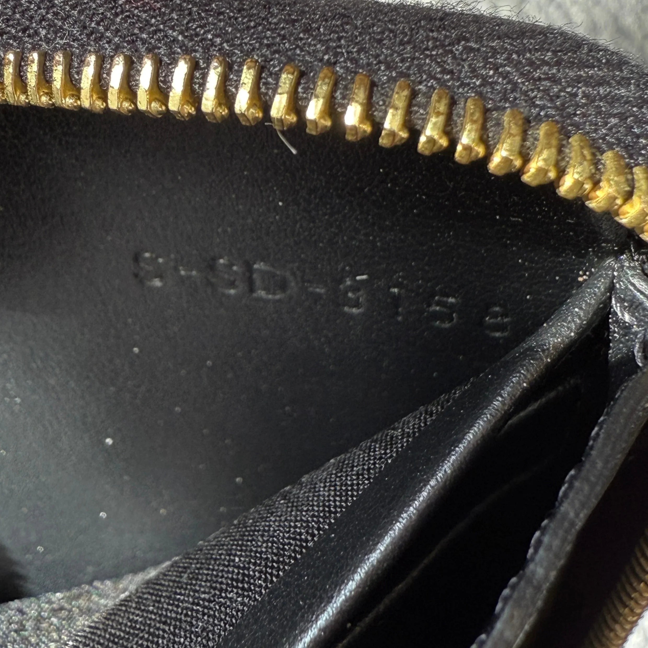 Celine Compact Leather Calfskin Wallet Black - Lost Designer