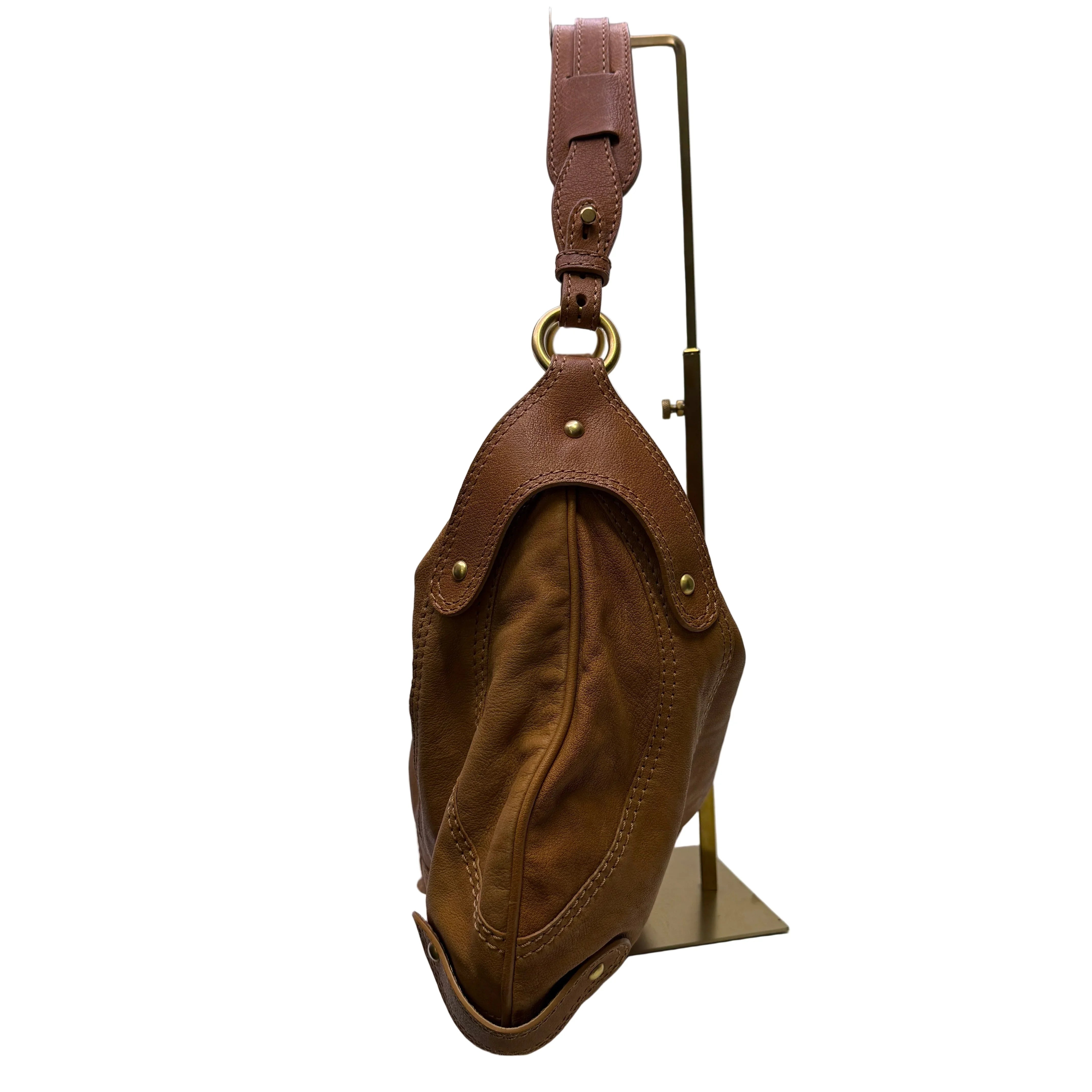 Valentino Shoulder Bag Leather Brown - Lost Designer