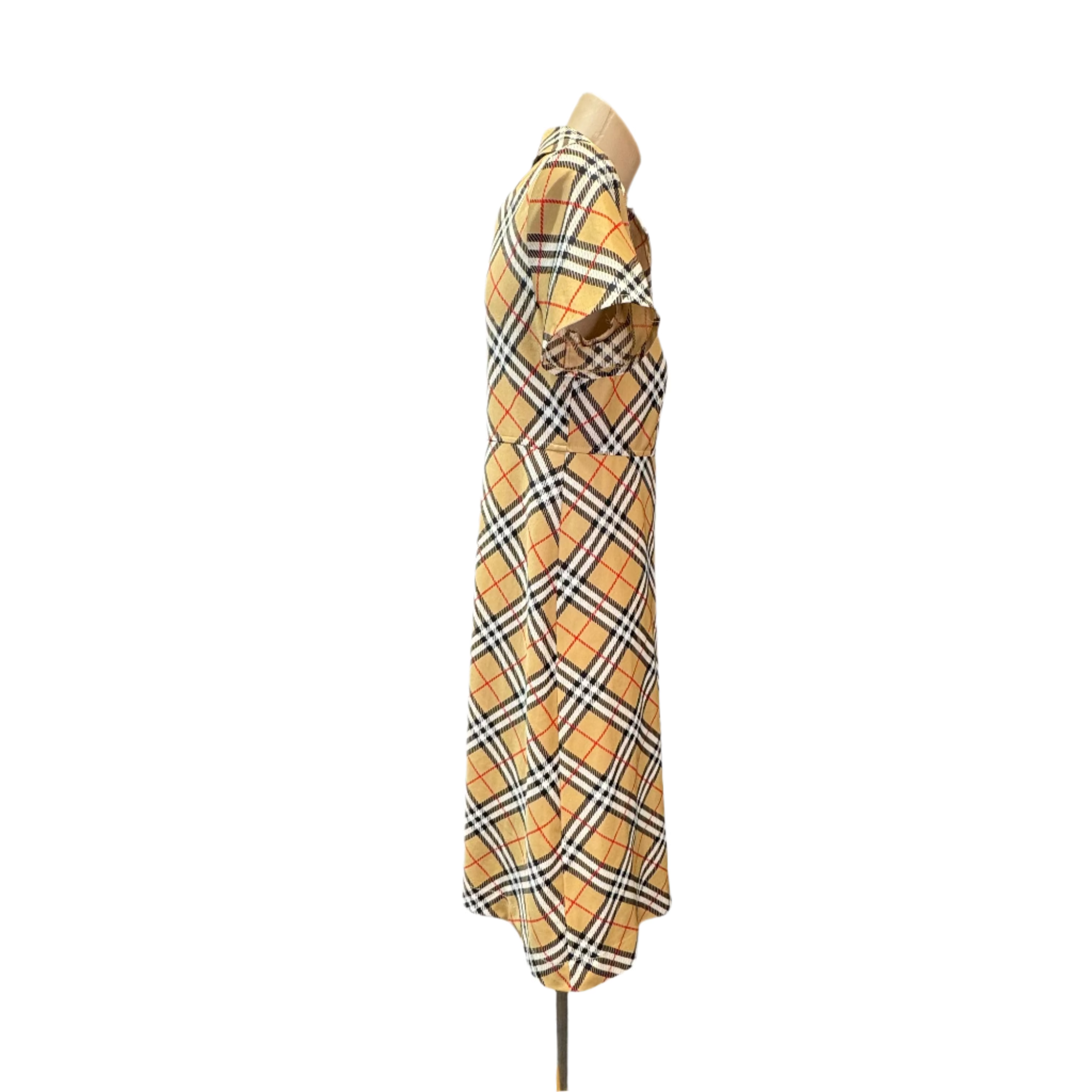 Burberry Check half-sleeve dress