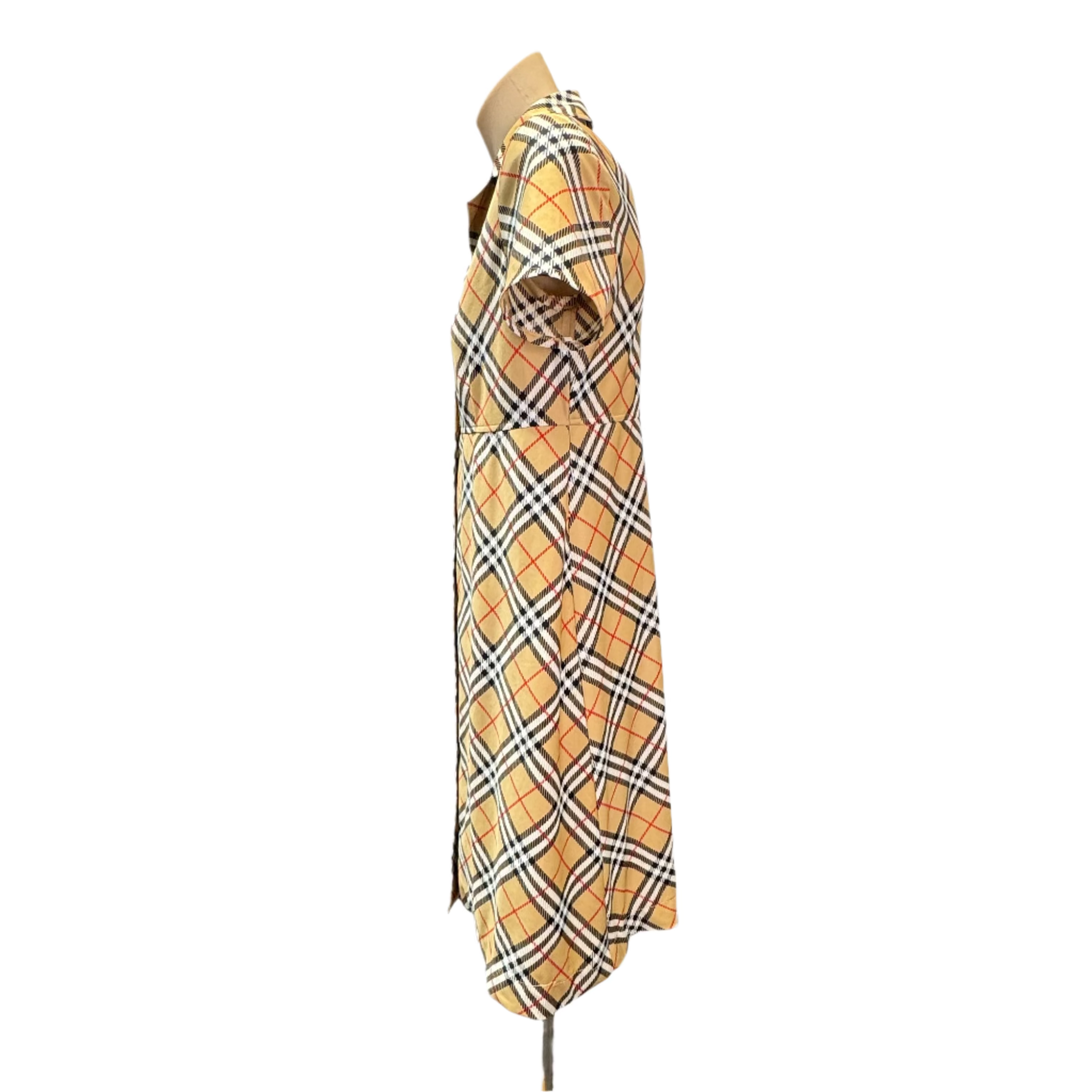 Burberry Check half-sleeve dress