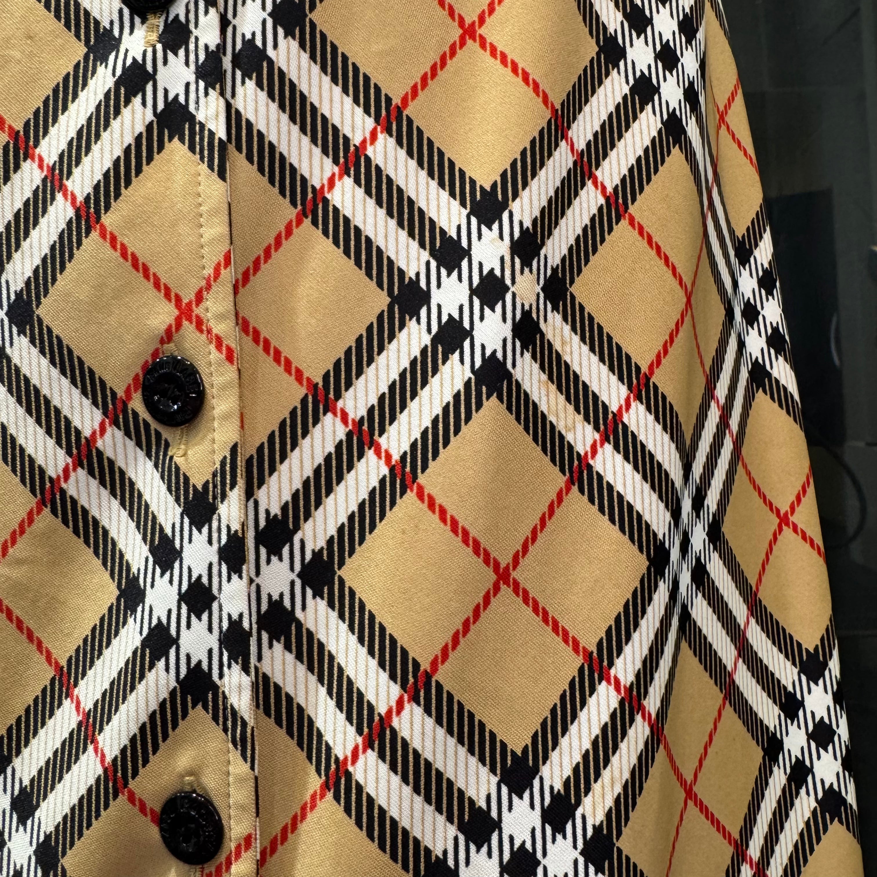 Burberry Check half-sleeve dress