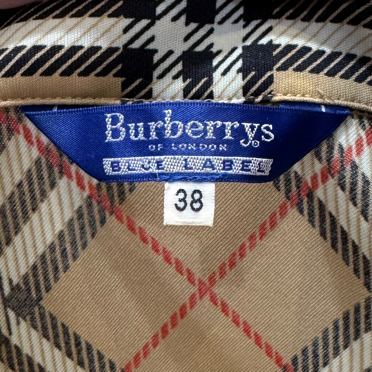Burberry Check half-sleeve dress