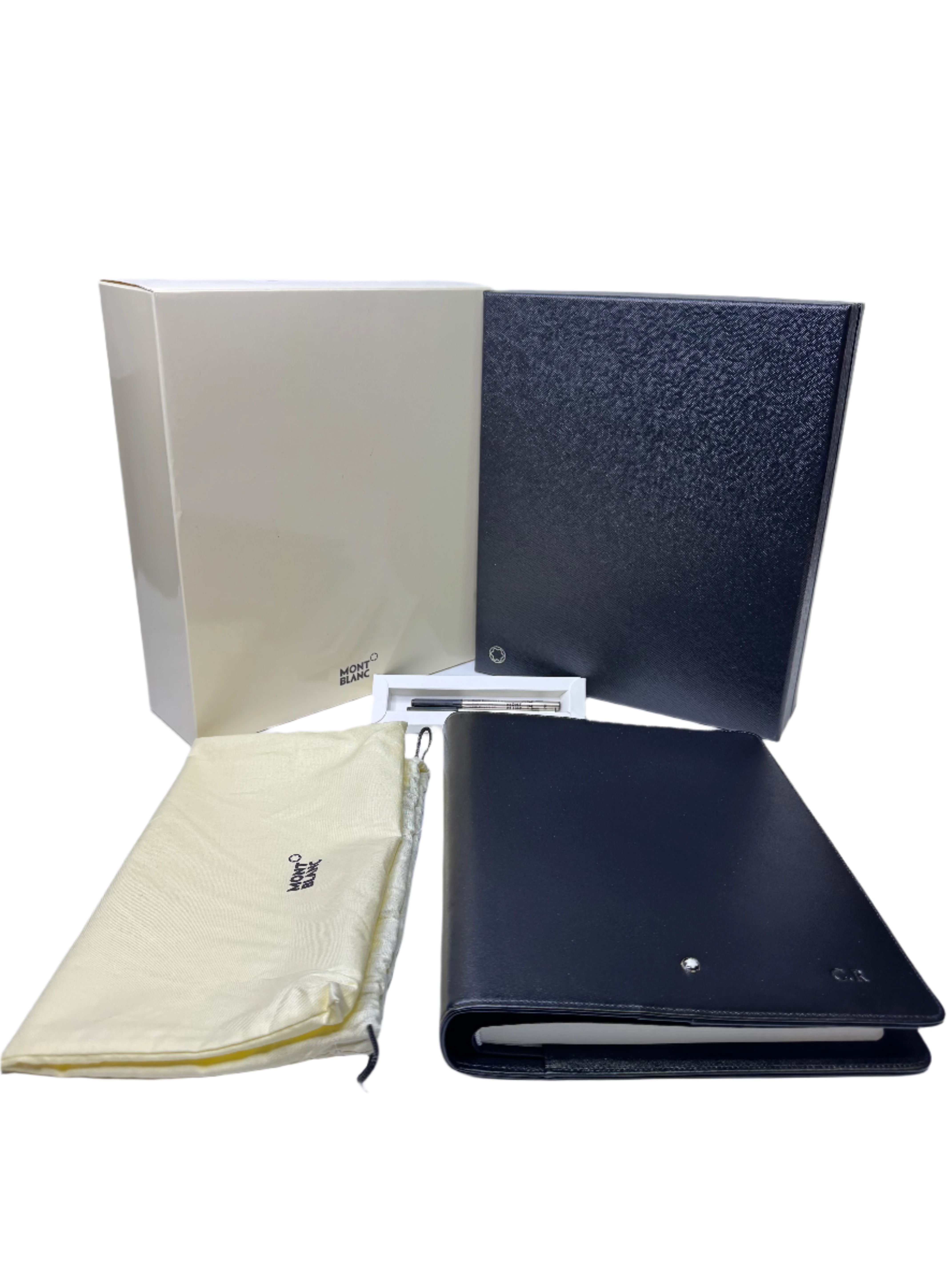 Montblanc Leather Notebook Diary and Ball pen set
