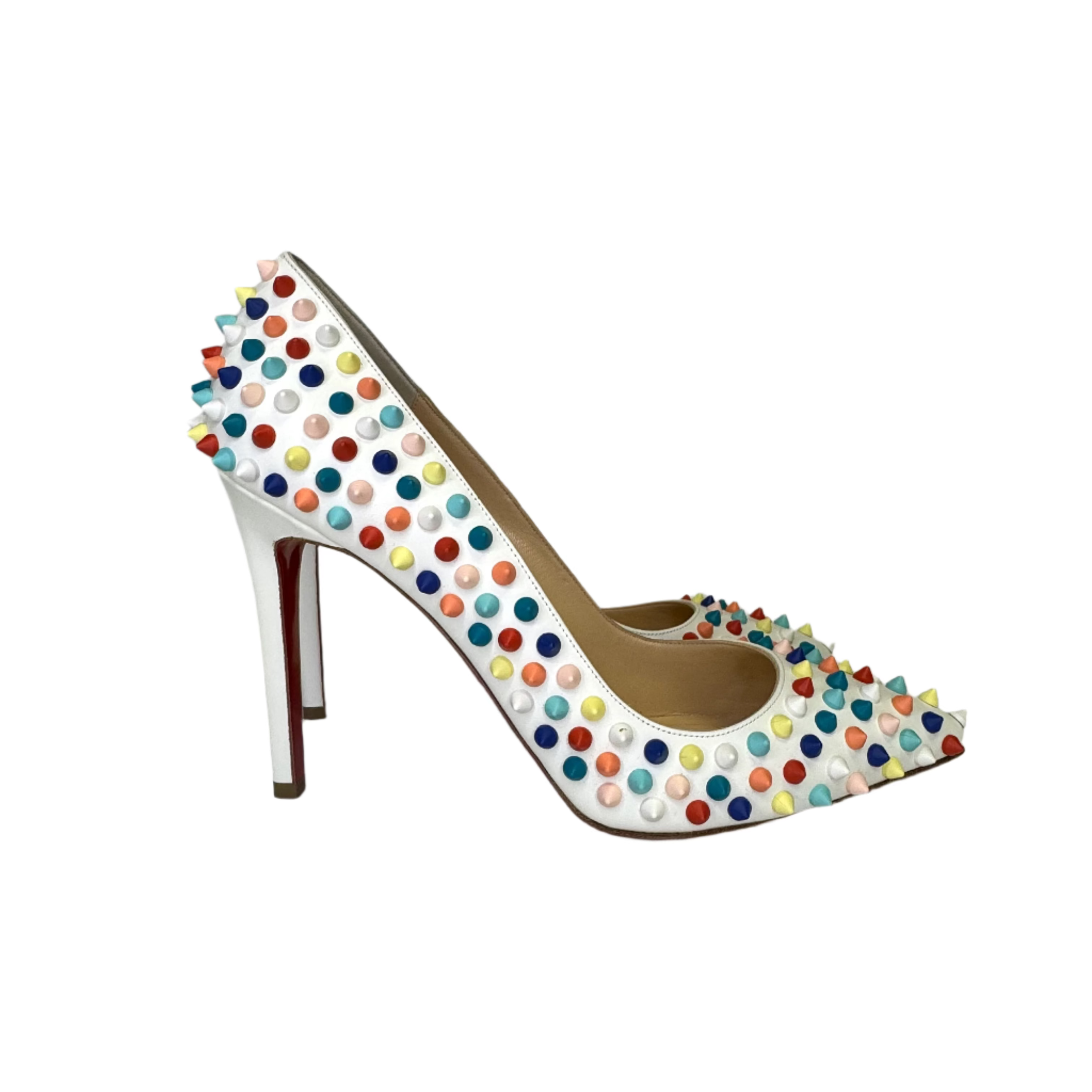 Christian Louboutin Gomme Pigalle Spikes 120 Pumps Multicoloured 39.5