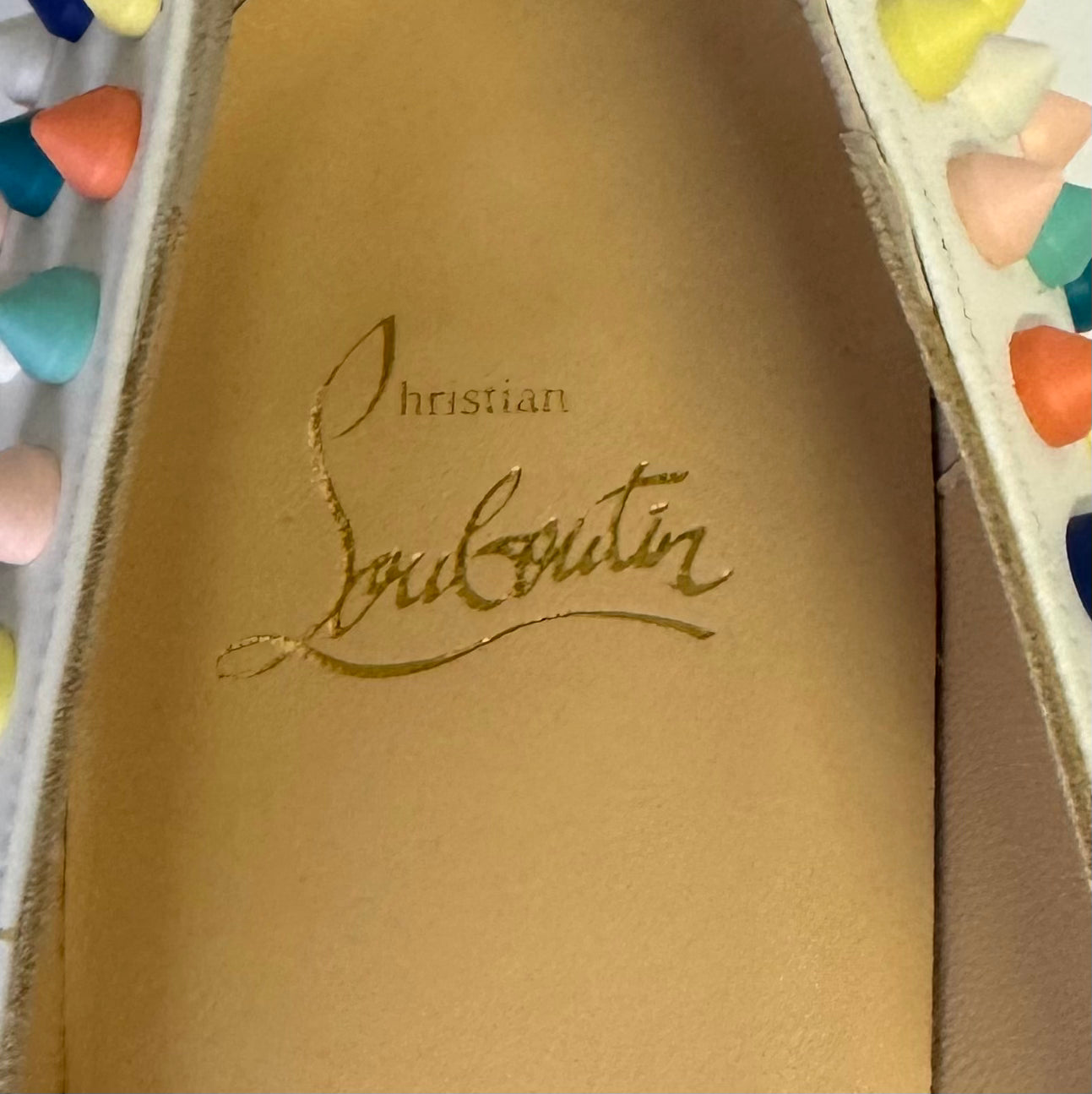 Christian Louboutin Gomme Pigalle Spikes 120 Pumps Multicoloured 39.5